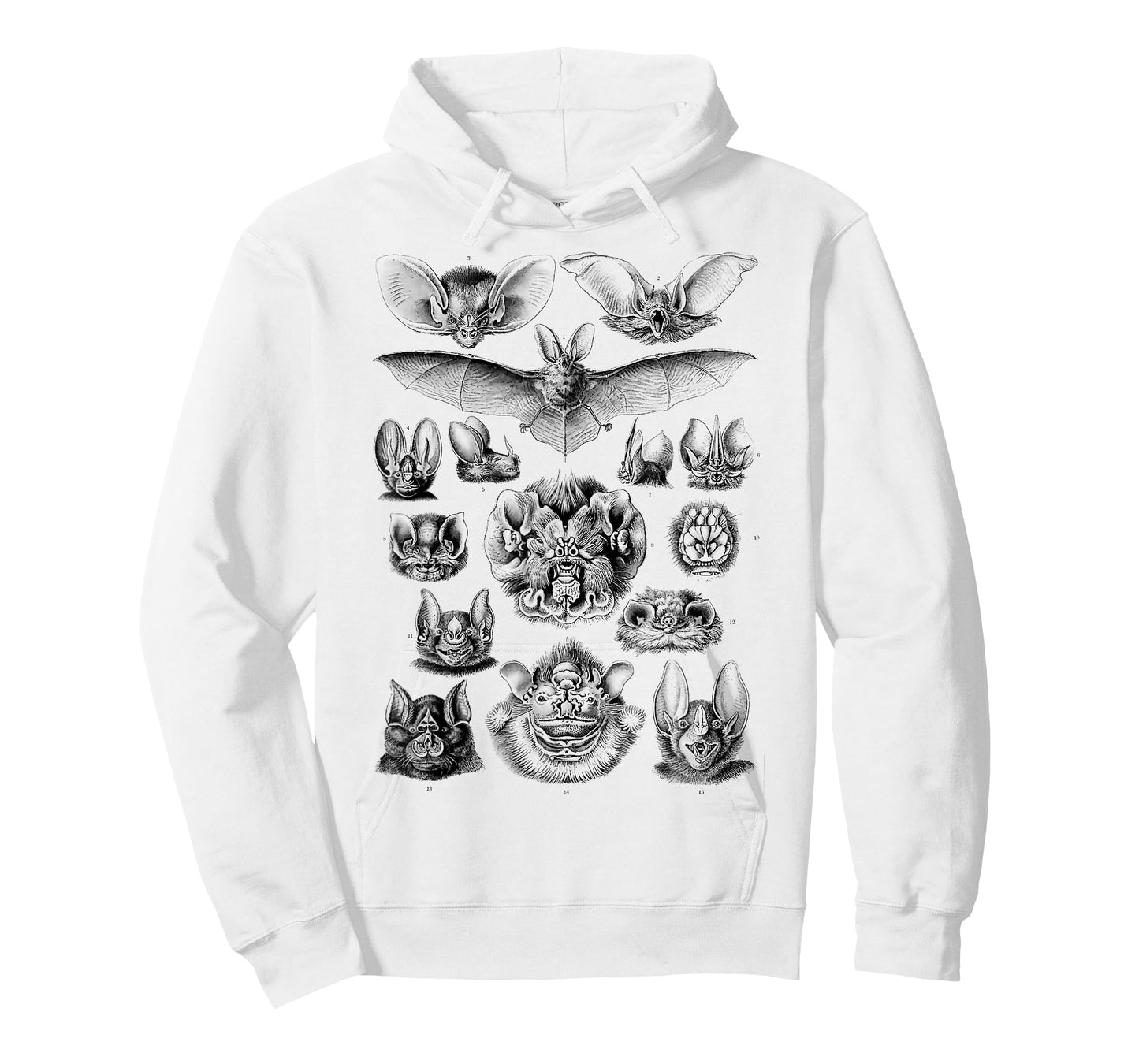 Ernst Haeckel Bats Scientific Illustration Biology bat lover T-Shirt