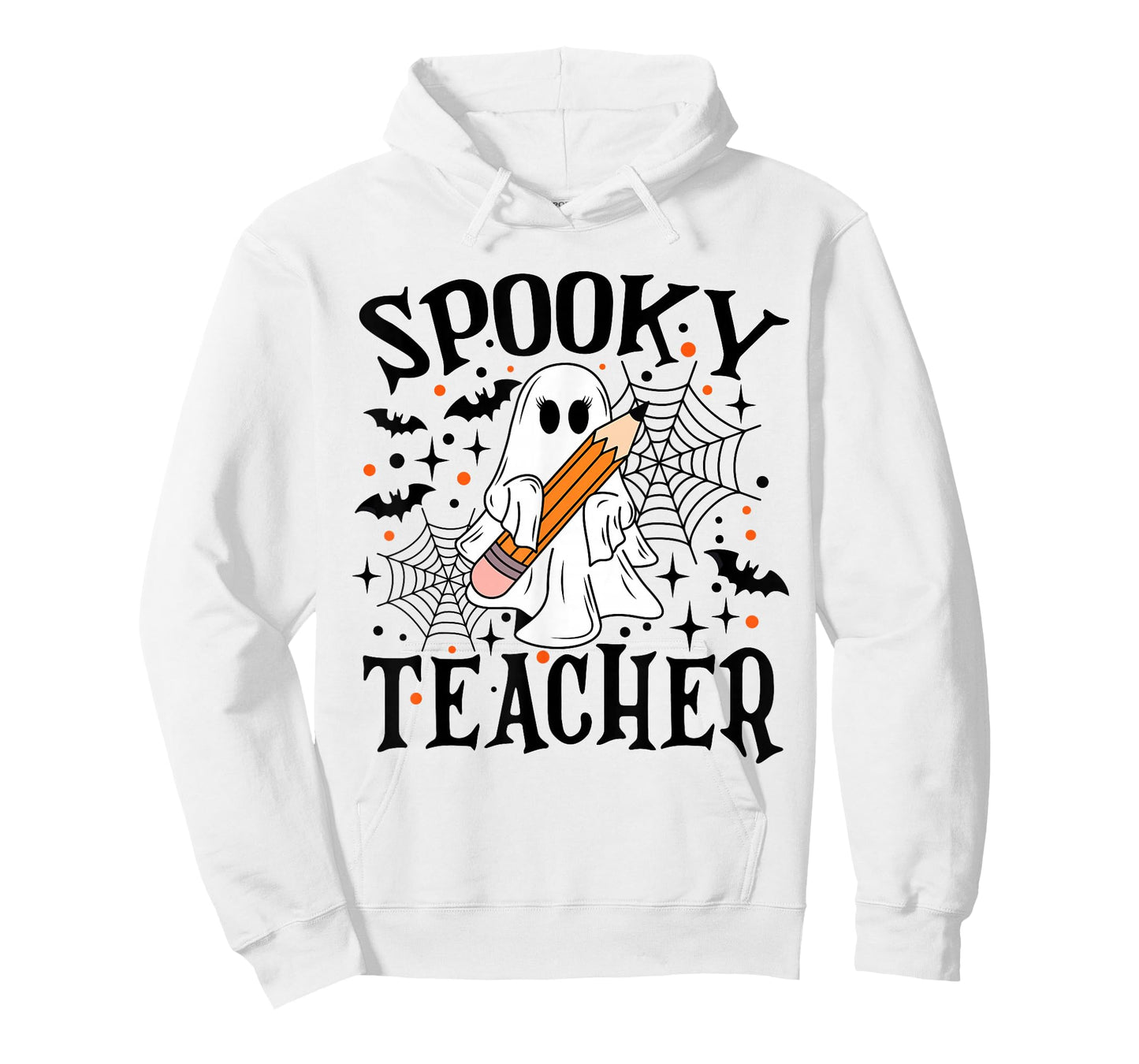 Spooky Teacher Ghost Boo Halloween Spooky Season Teaching T-Shirt