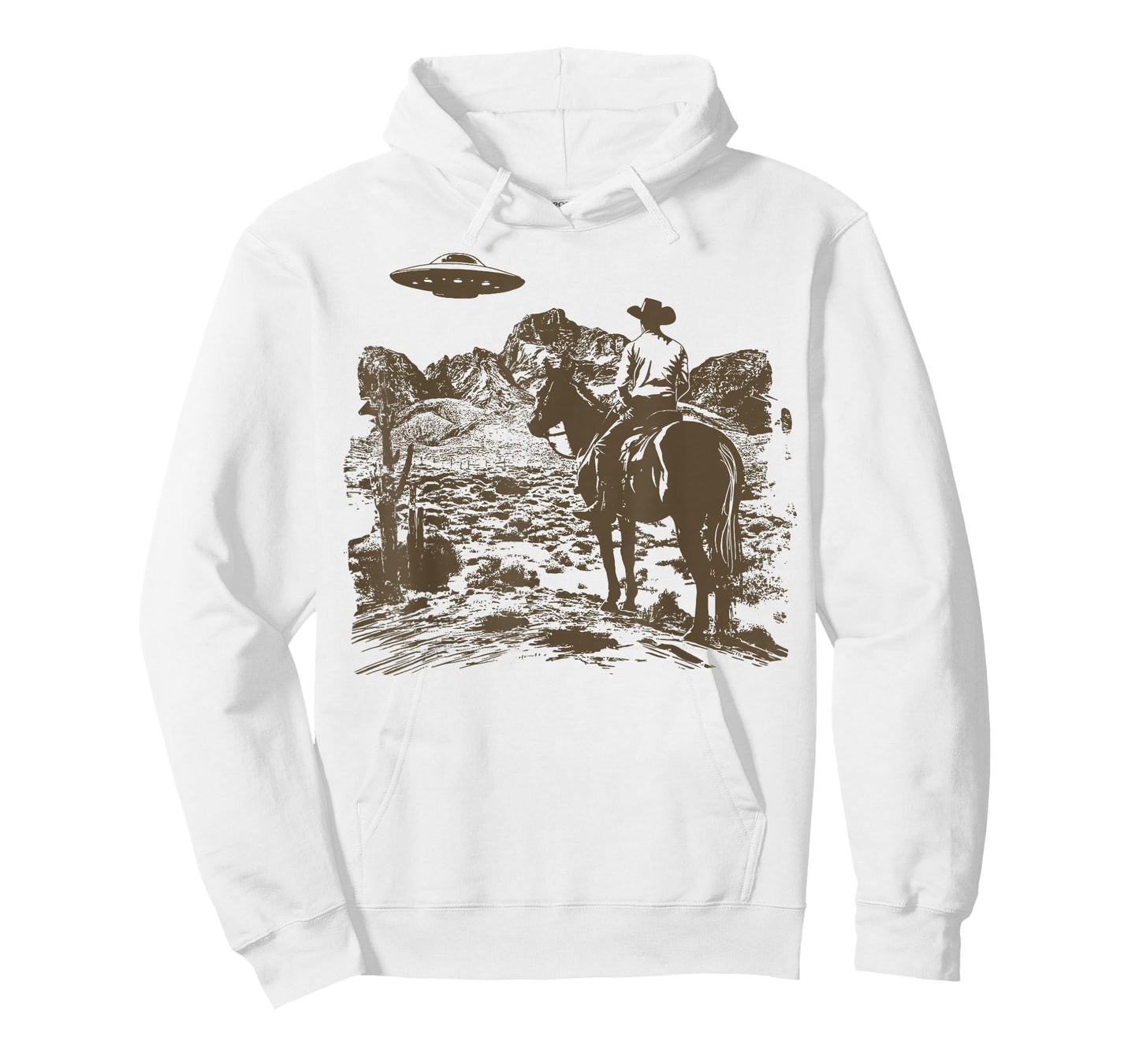 Ufo Western Cowboy T-Shirt