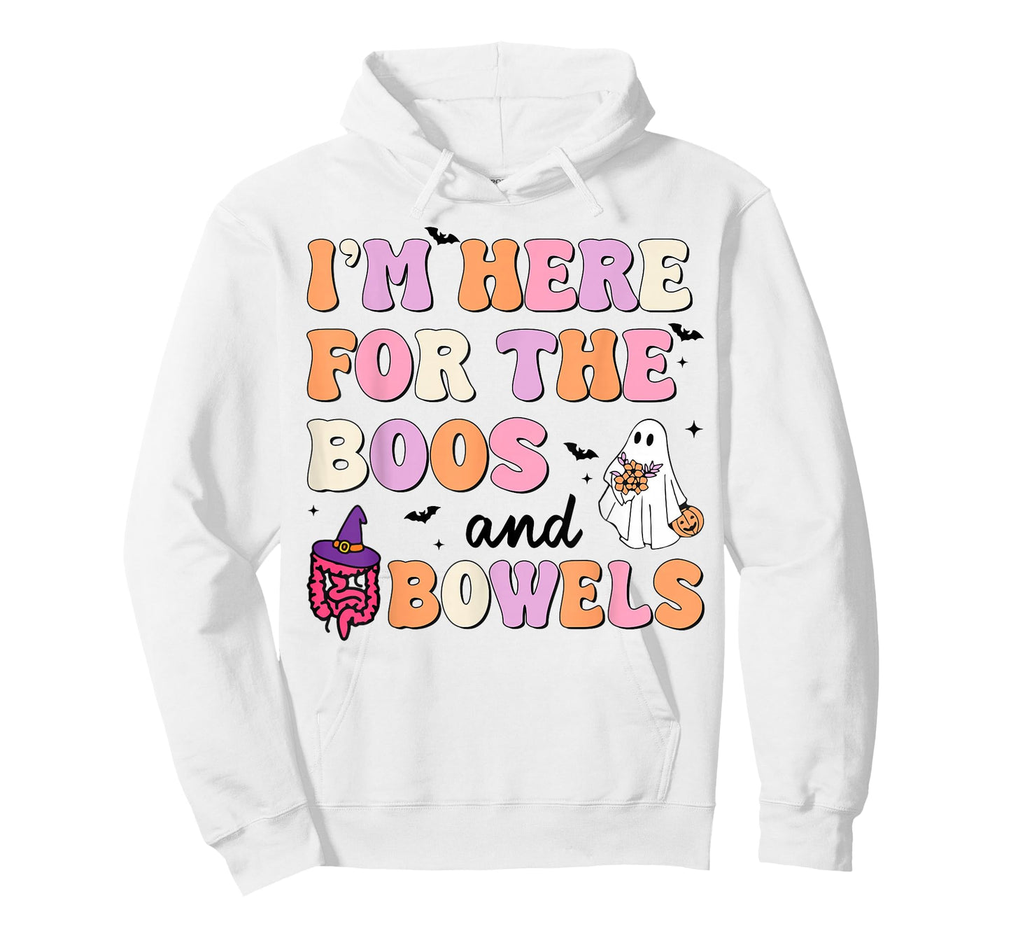 I'm Here For The Boos And Bowels Halloween Gastro GI Nurse T-Shirt