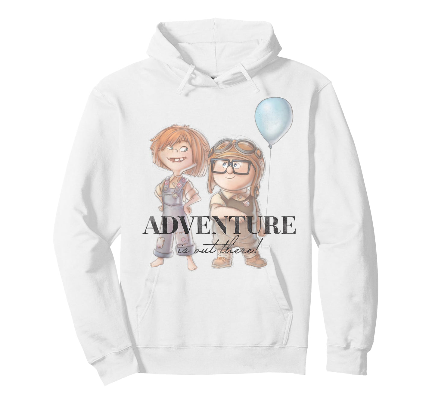 Disney 100 and Pixar's Up Carl Ellie Adventure is Out There T-Shirt Small