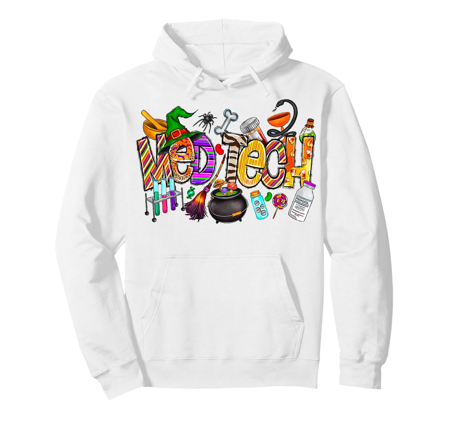 Med Tech Wiccan Witches Halloween Spooky Season Costume T-Shirt