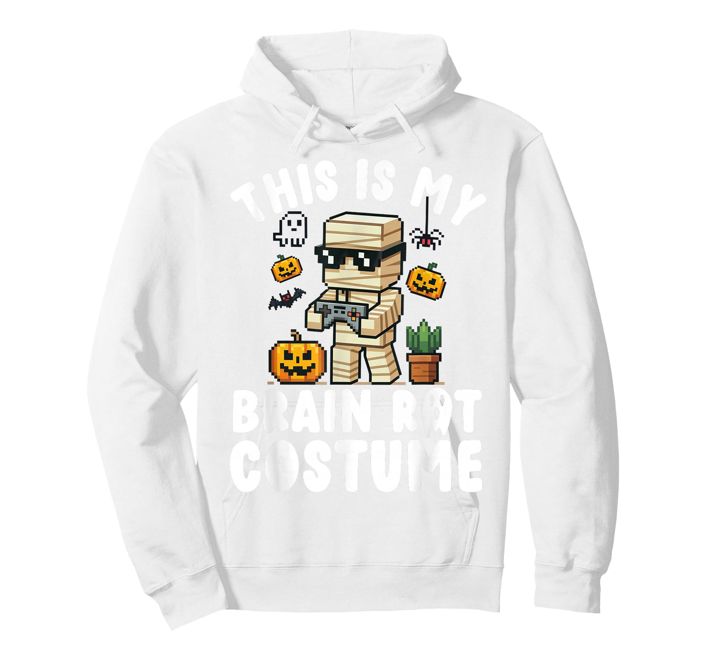 Brain Rot Halloween Shirt Costume Kids Brainrot Gamer T-Shirt