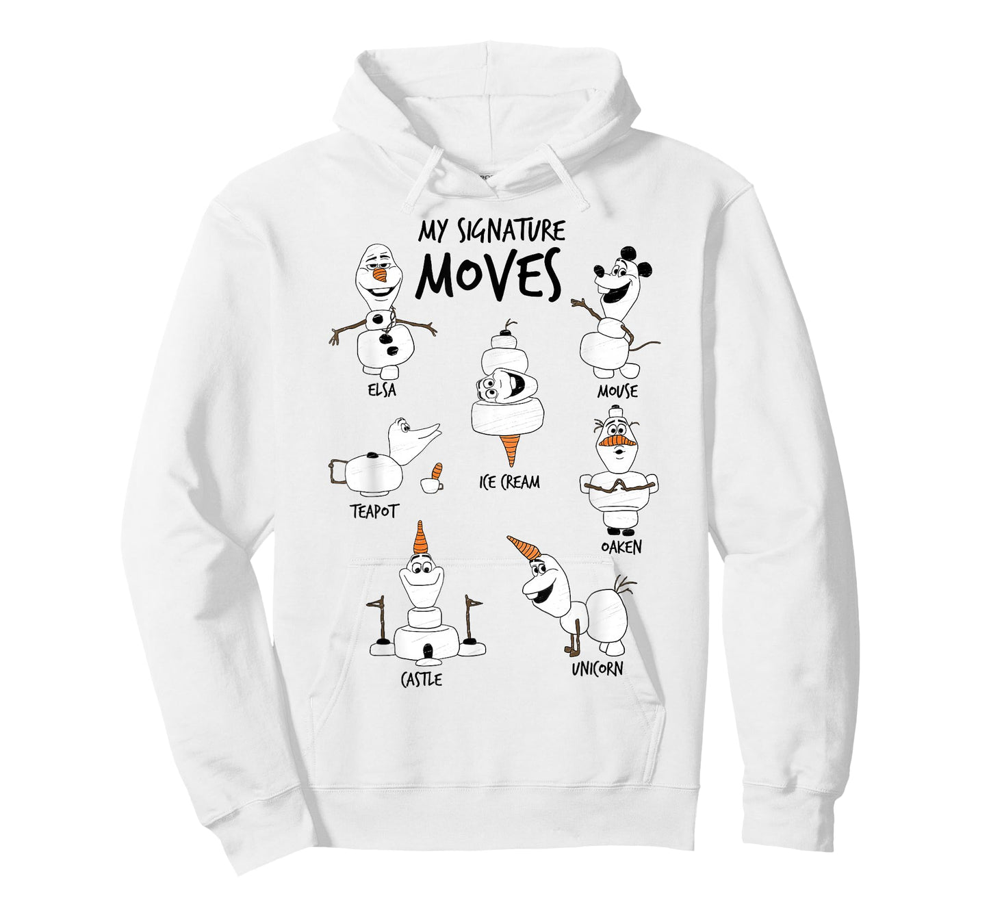 Disney Frozen 2 Olaf My Signature Moves Character Textbook T-Shirt