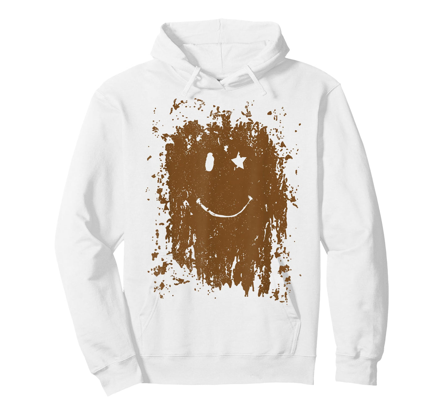 Funny Mud Splatter Face Cool Marathon and Mud Run T-Shirt