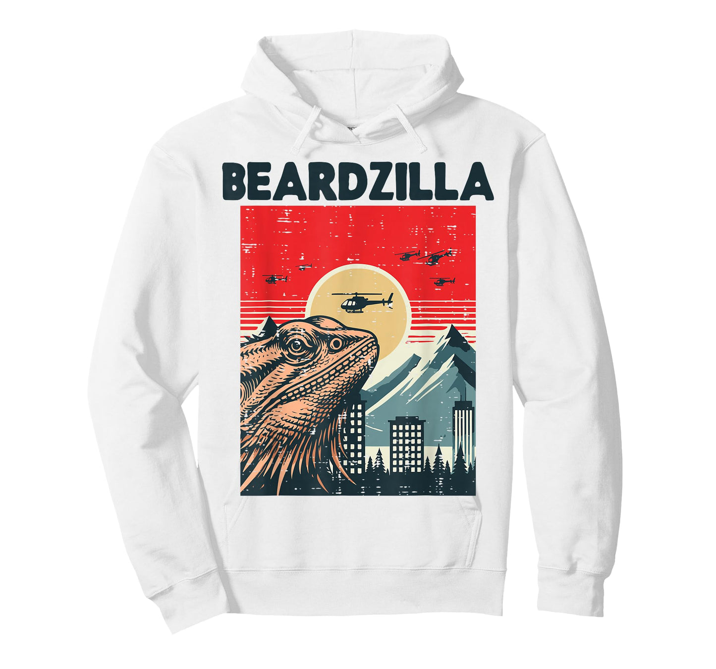 Bearded Dragon Monster Beardzilla Beardie Men Women Kids T-Shirt