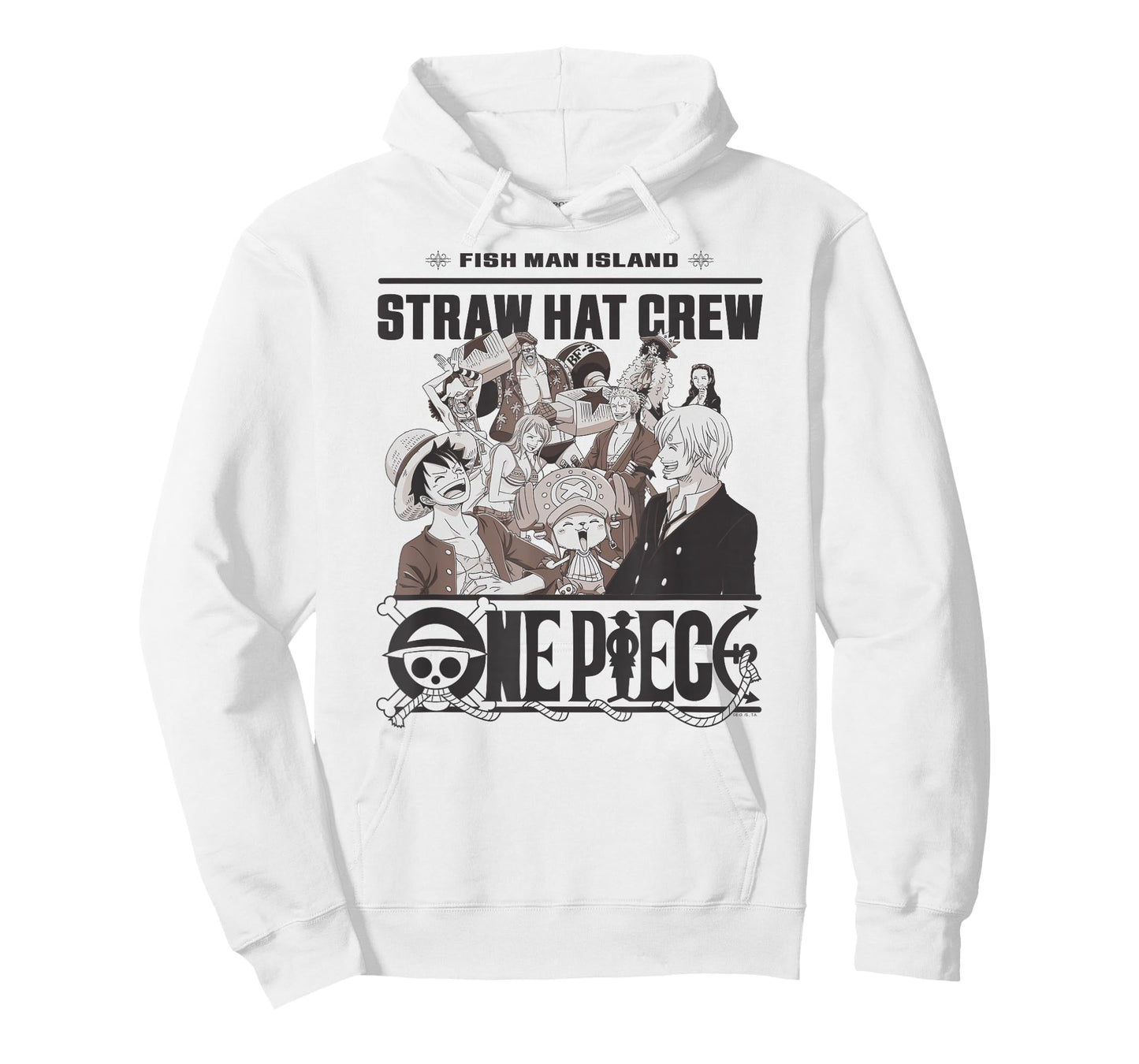 One Piece Anime Straw Hat Crew Fish Man Island T-Shirt