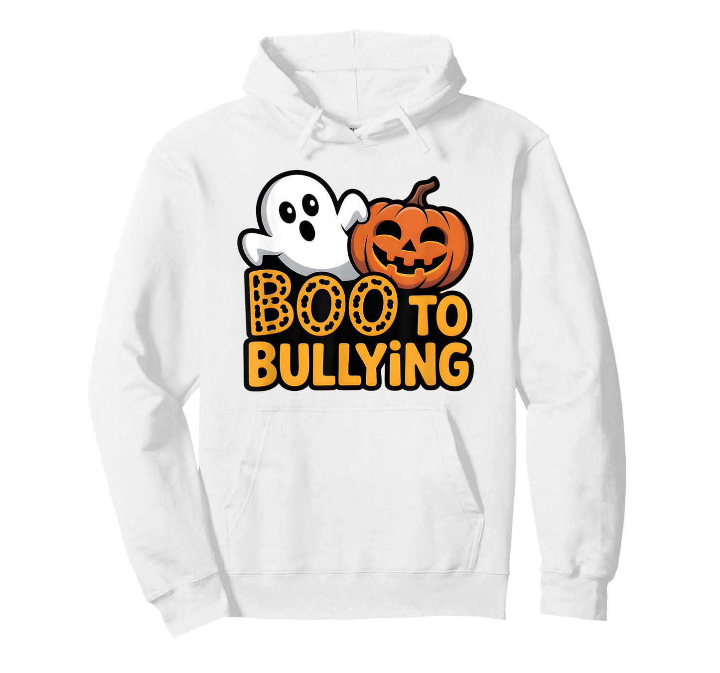 Boo To Bullying Ghost Pumpkin Orange Anti Bully Unity Day T-Shirt