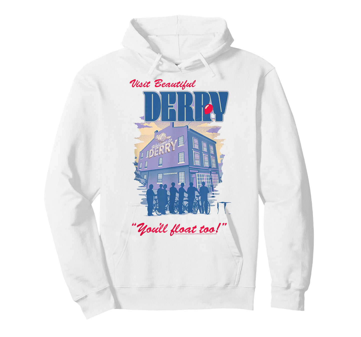 IT Visit Beautiful Derry Travel Souvenir Horror Movie T-Shirt