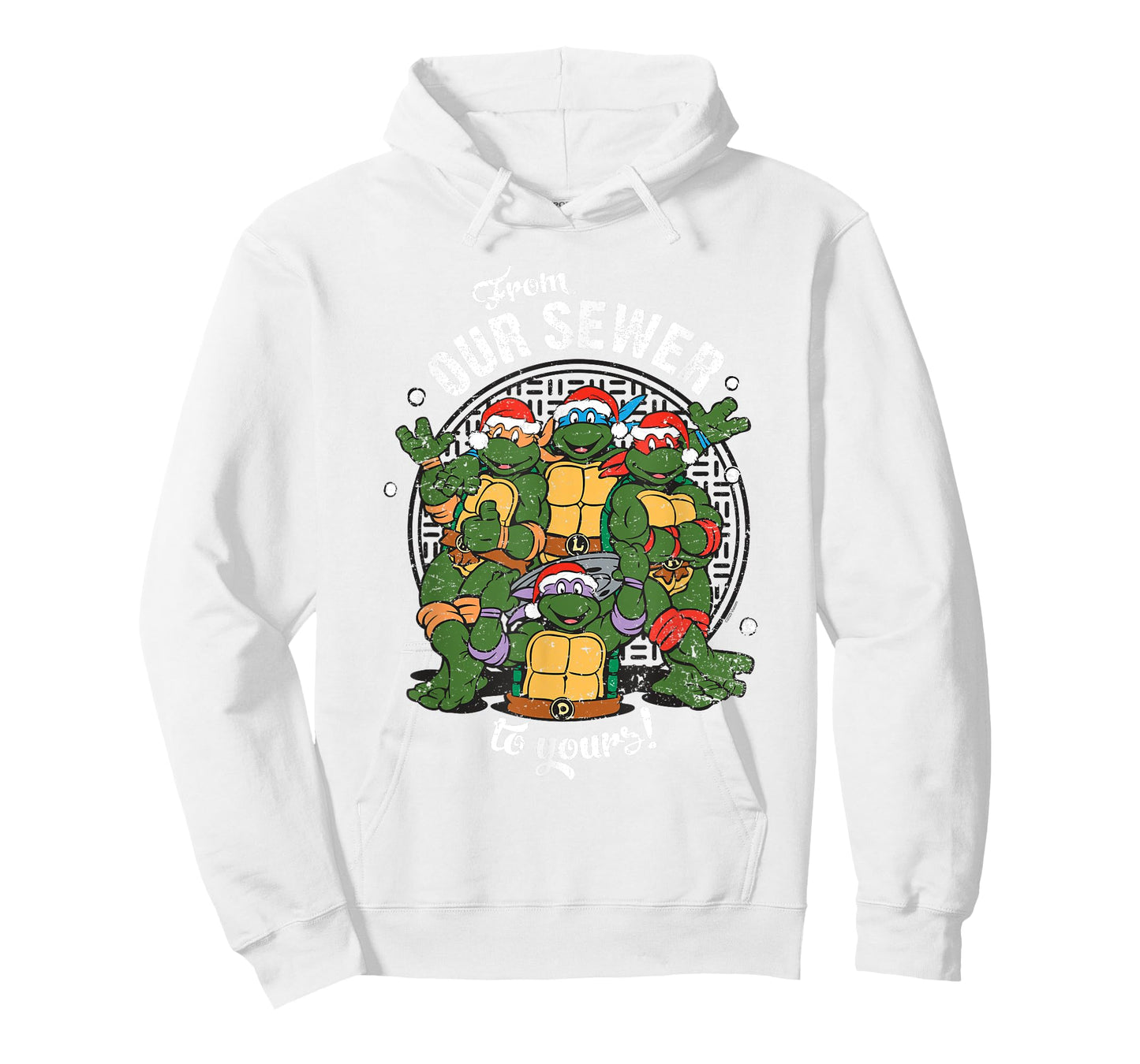 TMNT From Our Sewer to Yours Happy Holidays T-Shirt