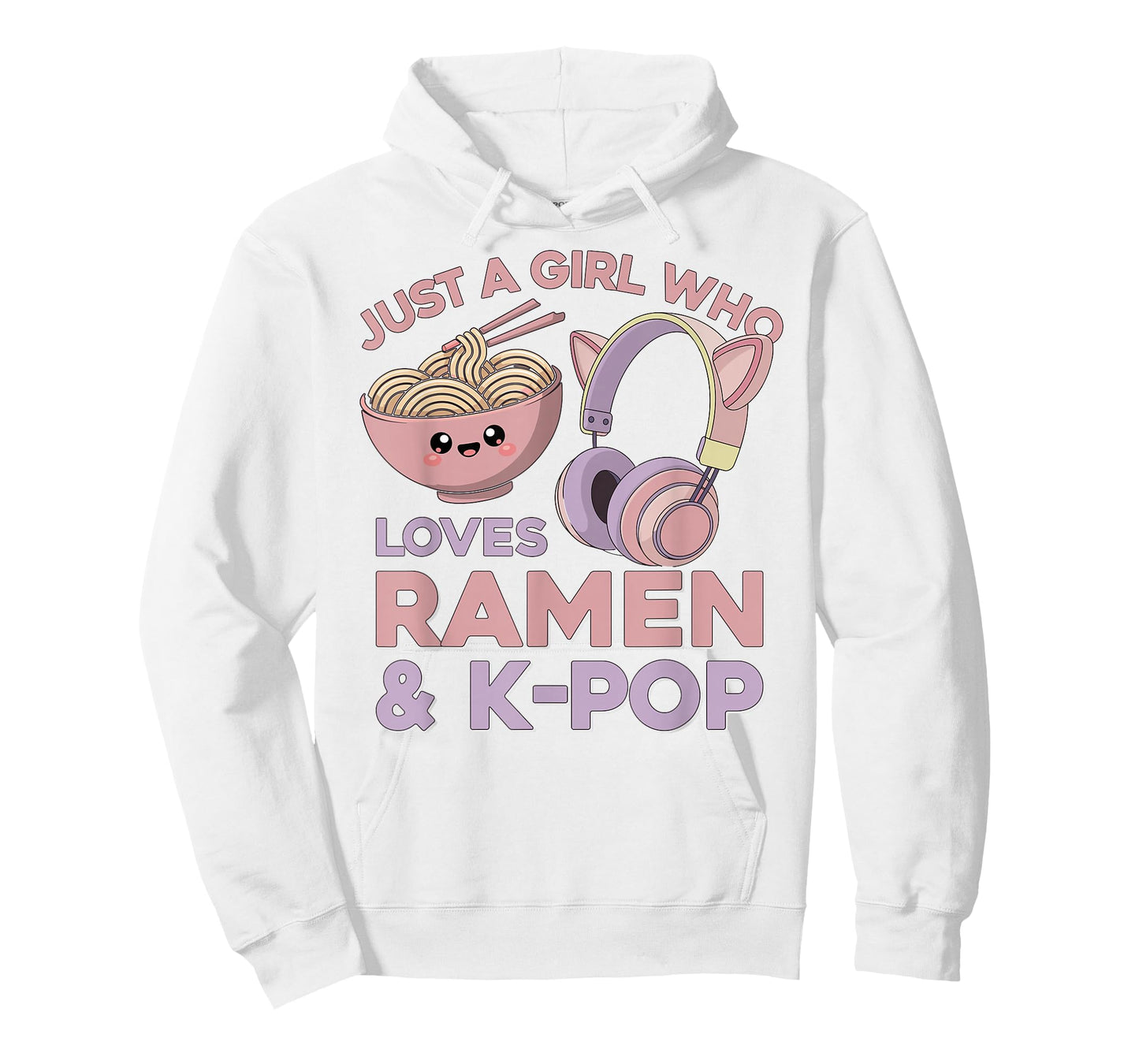 Ramen Kpop Just A Girl Who Loves Ramen & K Pop Girl T-Shirt