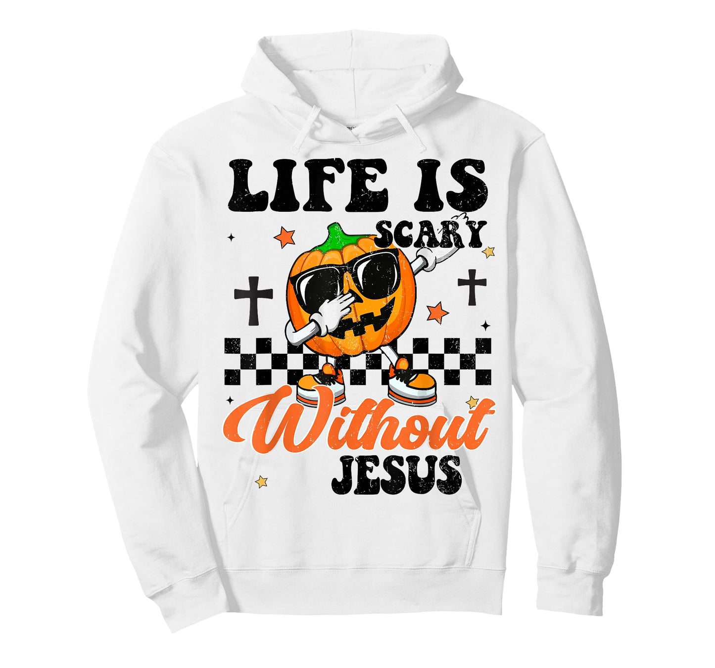 Boys Life Is Scary Without Jesus Thanksgiving Christian Gift T-Shirt