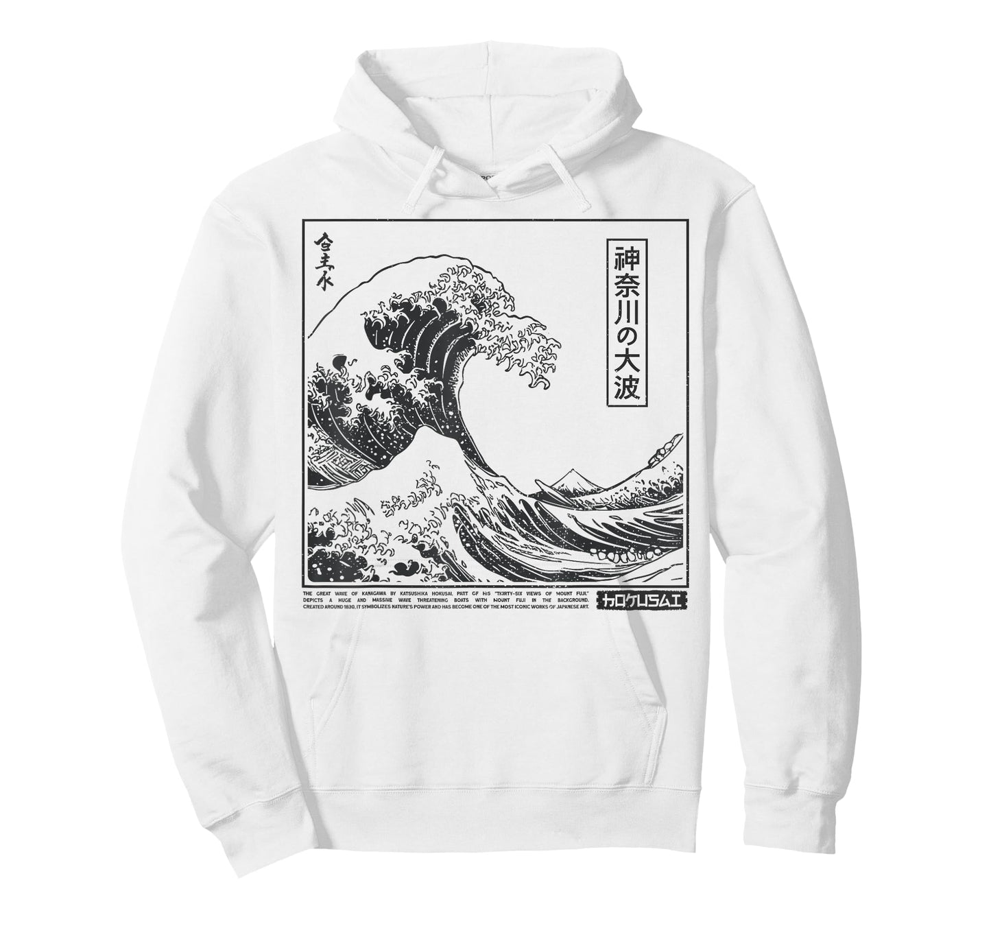 The Great Wave Kanagawa Retro 80s 90s Kanagawa Wave Japanese T-Shirt