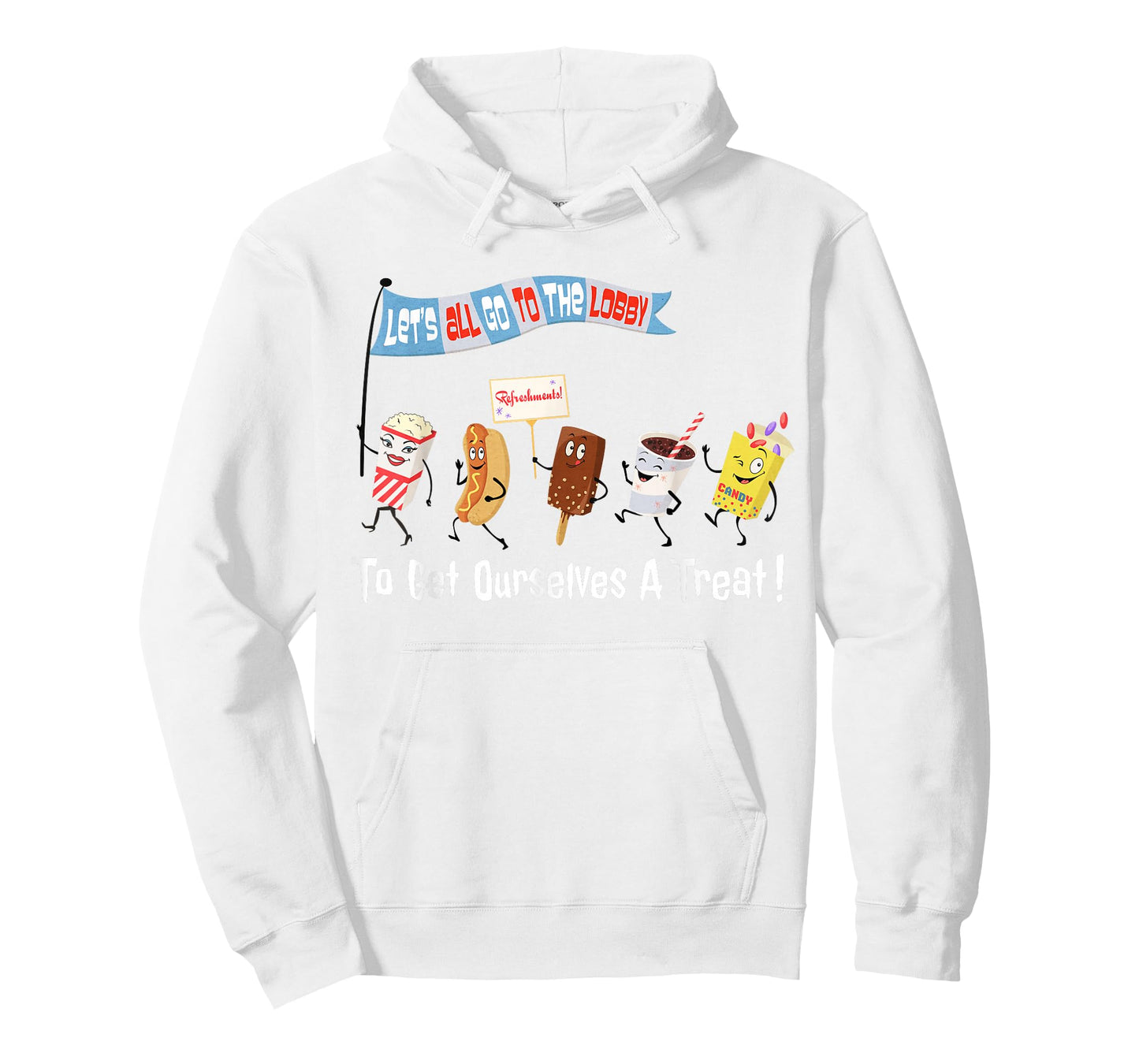 Let’s All Go To The Lobby Treat Retro style tee Movie Funny T-Shirt