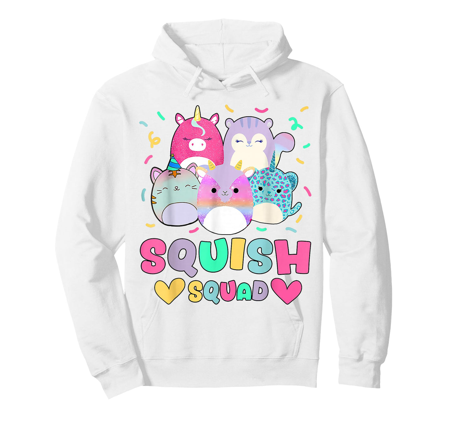 Squish Squad Birthday Shirt for Girls Kids Toddlers T-Shirt