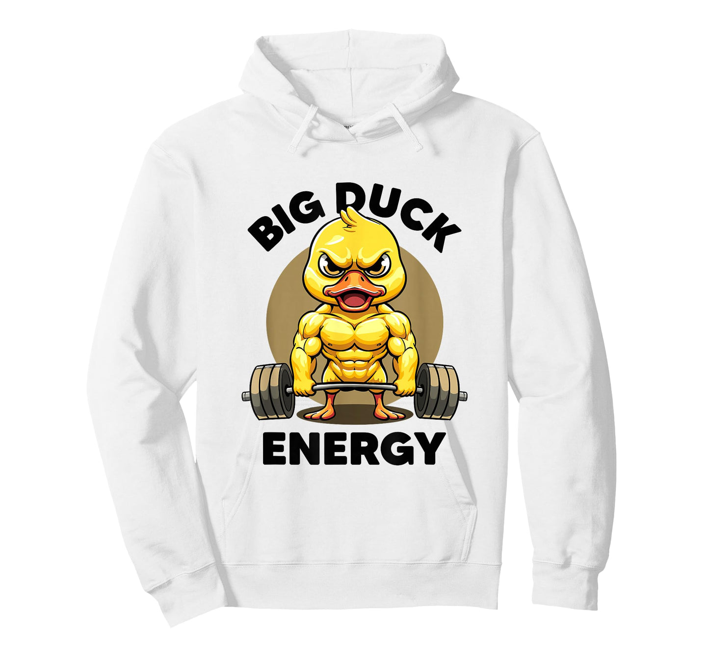 Big Duck Energy Duck Lovers Funny Gym Weightlifting Duck T-Shirt