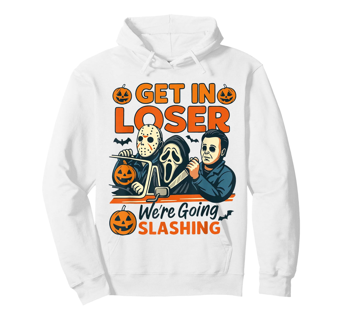 Get in Loser We're Going Slashing Horror Halloween Character T-Shirt