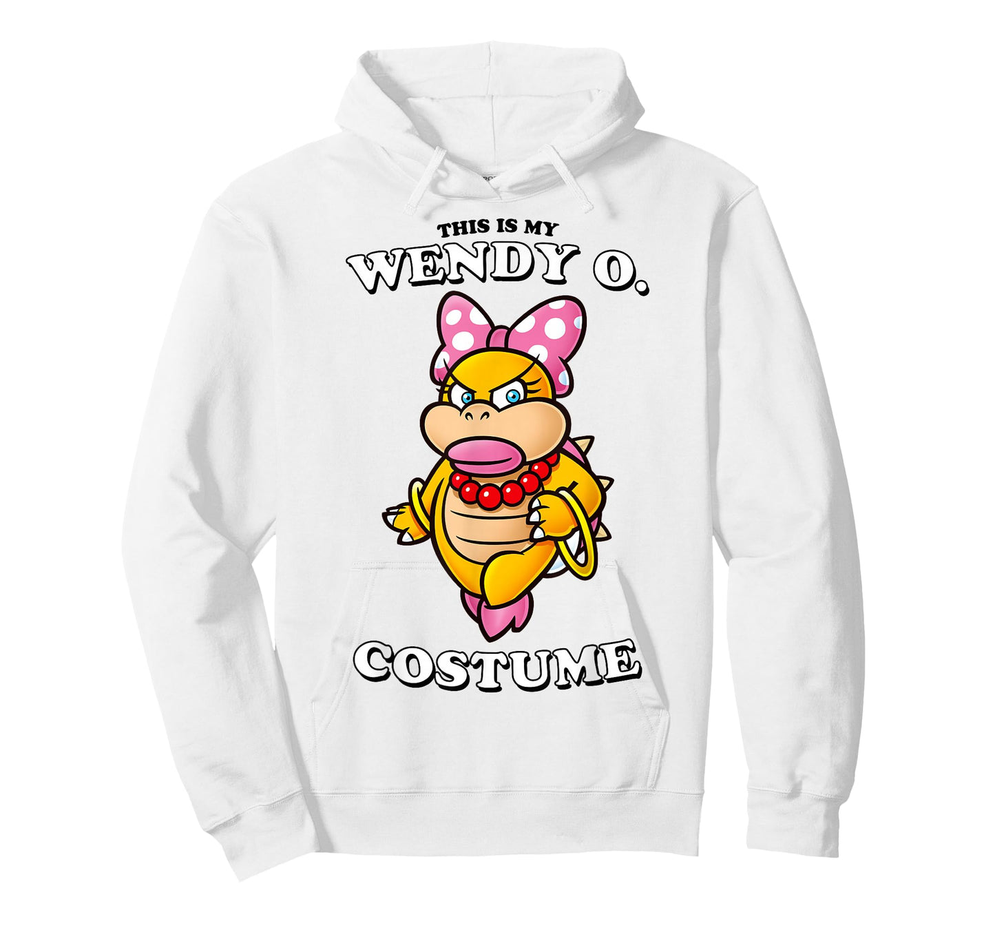 Super Mario Bros Halloween This Is My Wendy O. Costume T-Shirt