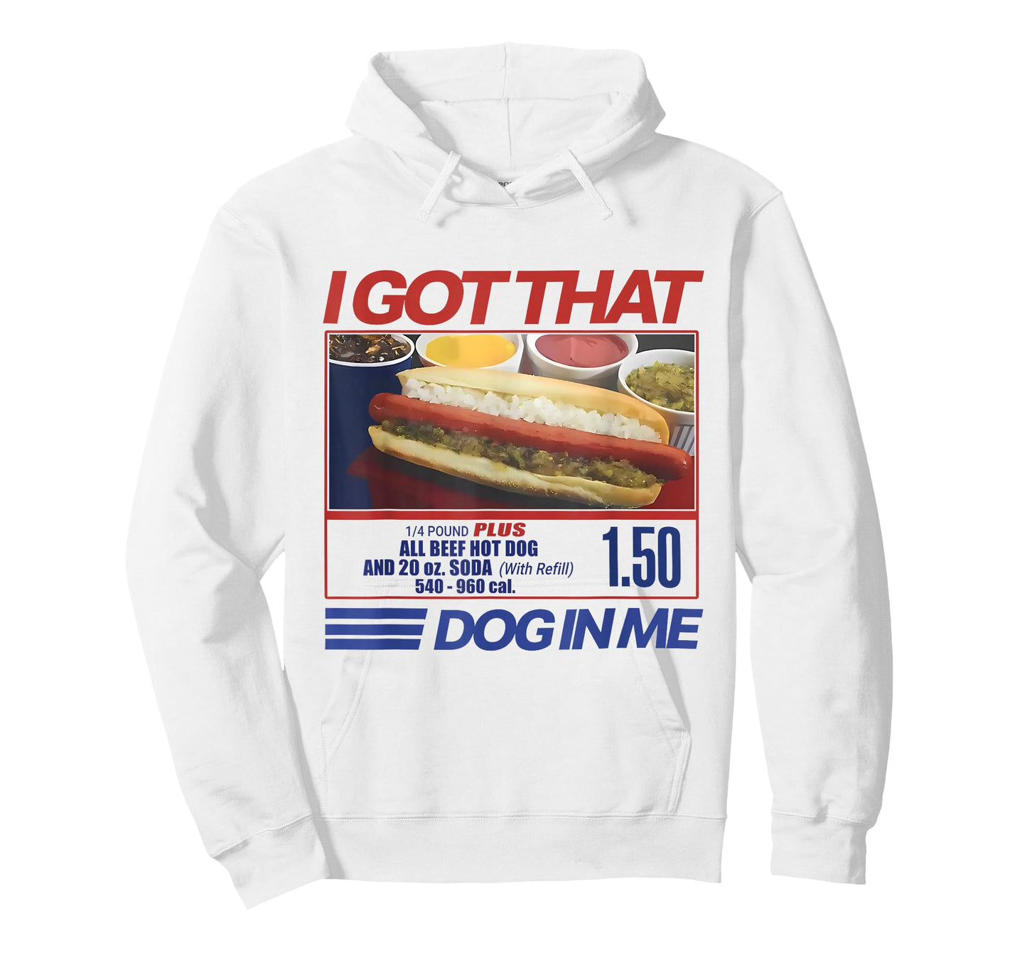 Retro Vintage I Got That Dog In Me Funny Hotdog Men Women T-Shirt