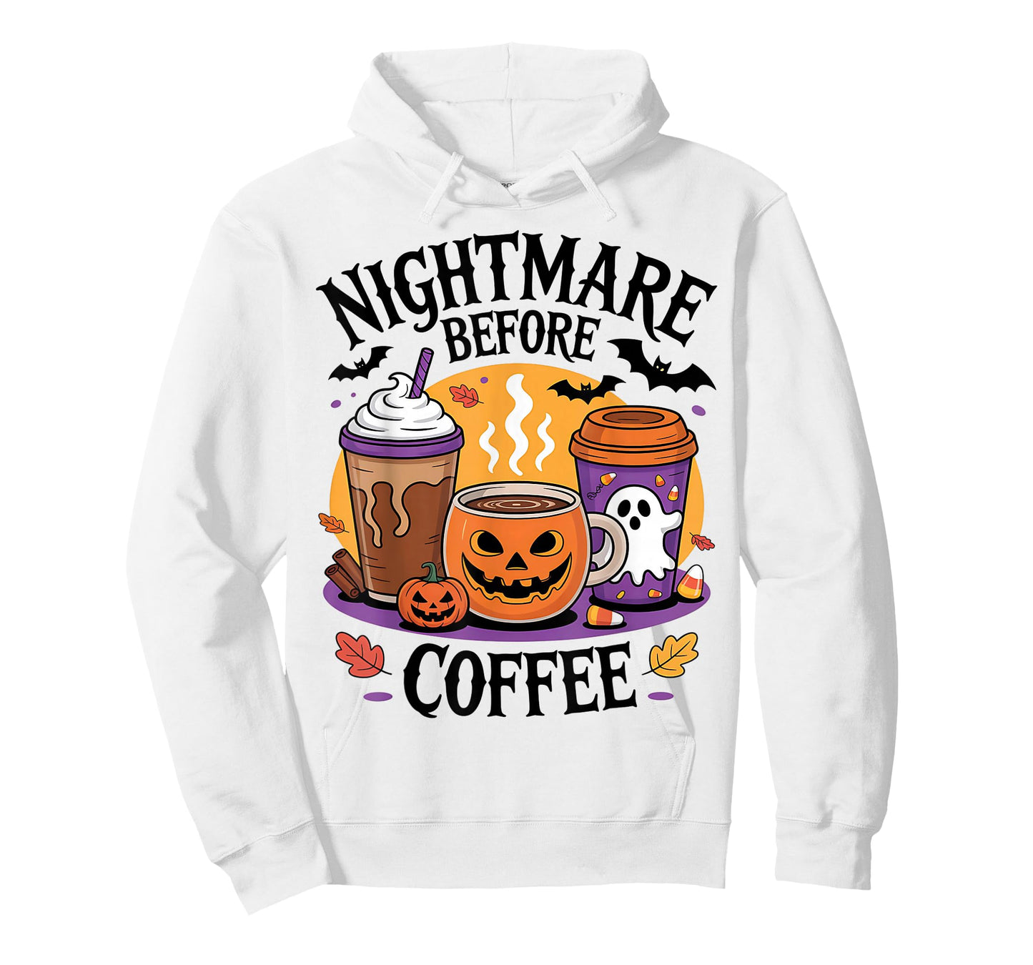 Nightmare Before Coffee Pumpkin Spice Halloween Costume T-Shirt