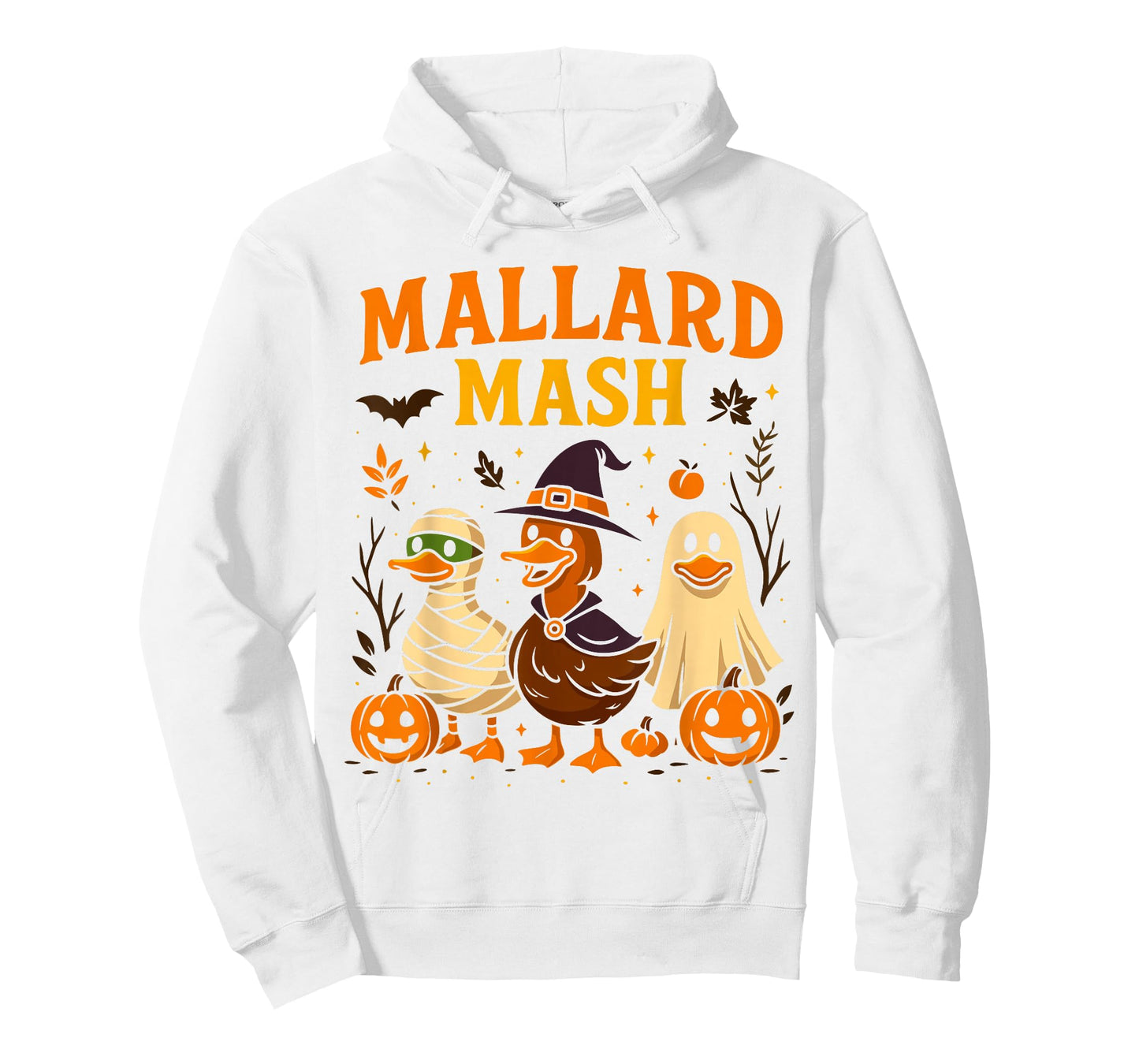Funny Ghost Duck Halloween Costume, Mallard Mass T-Shirt