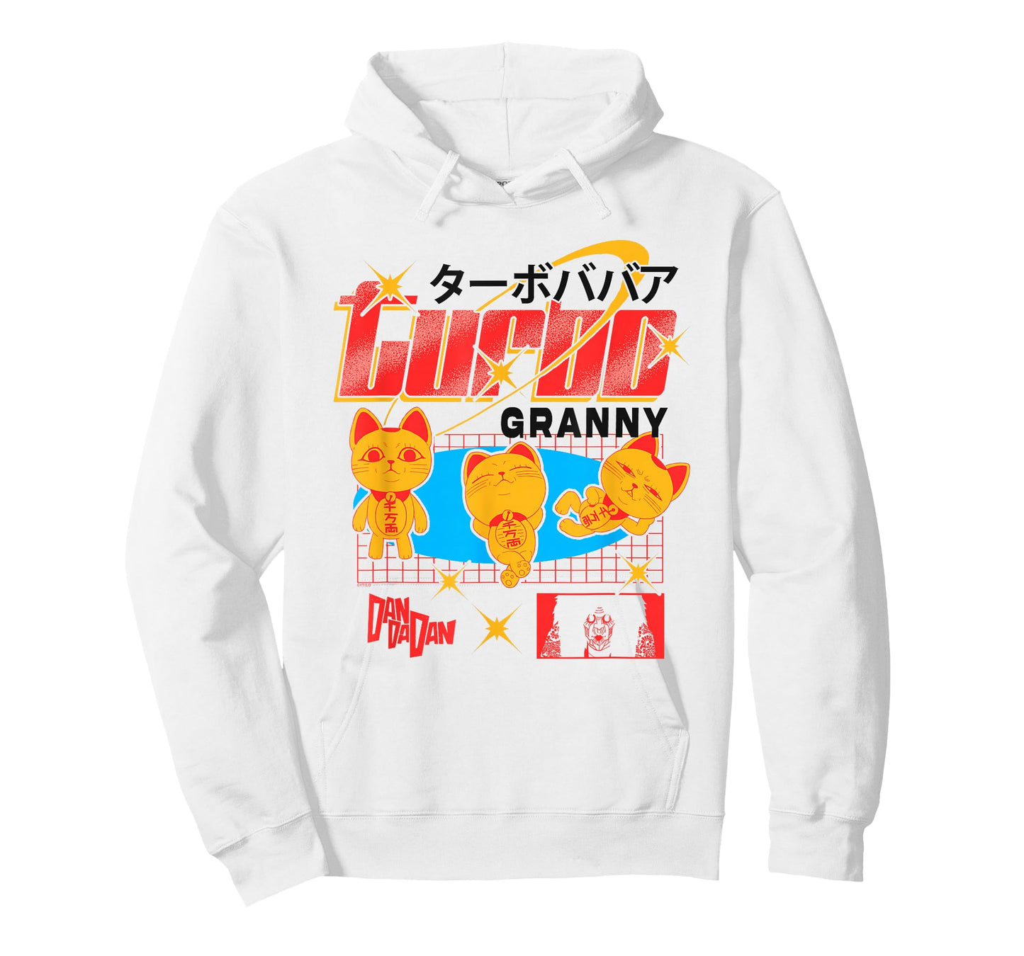 Dan Da Dan Turbo Granny Ghost Alien Anime T-Shirt