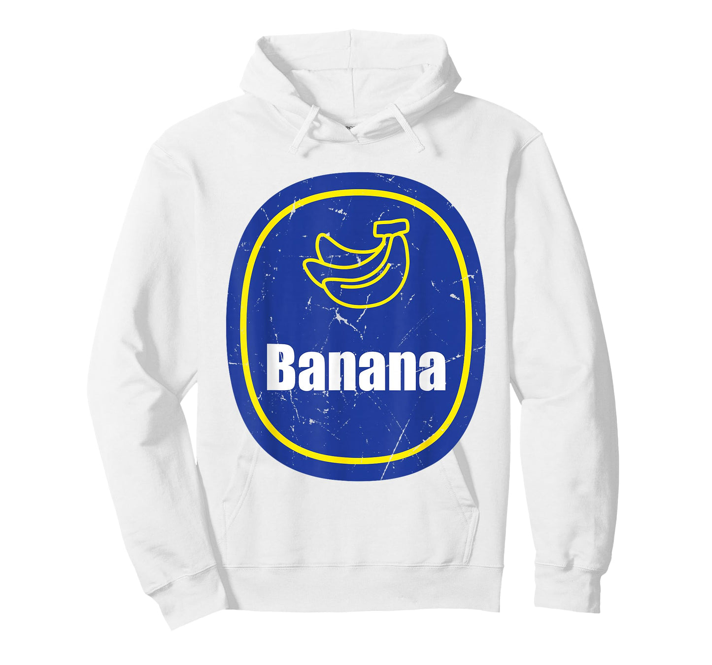 Banana Sticker Costume Cute Easy Fruit DIY Halloween T-Shirt