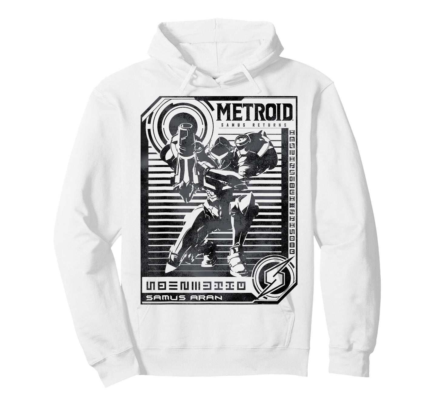 Nintendo Metroid Samus Distressed Poster Graphic T-Shirt T-Shirt