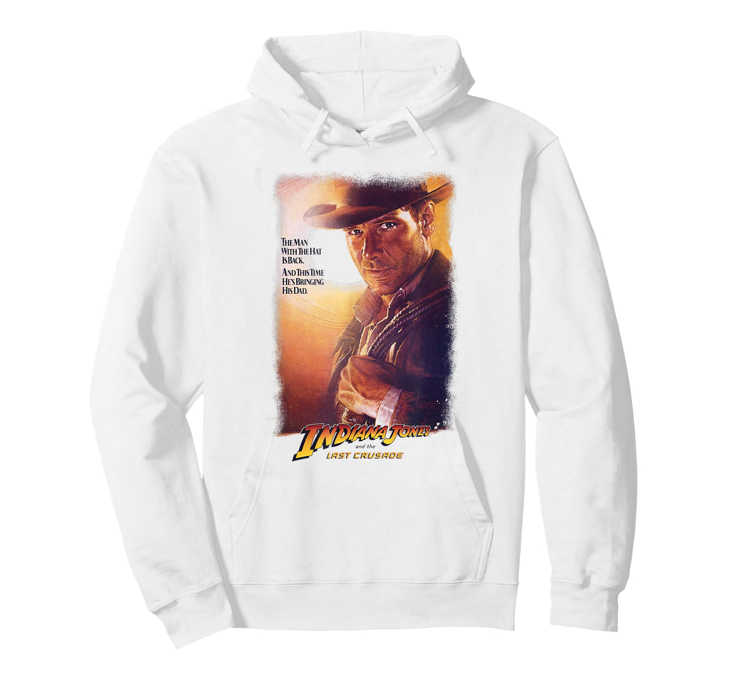 Indiana Jones and The Last Crusade Man with The Hat Poster T-Shirt