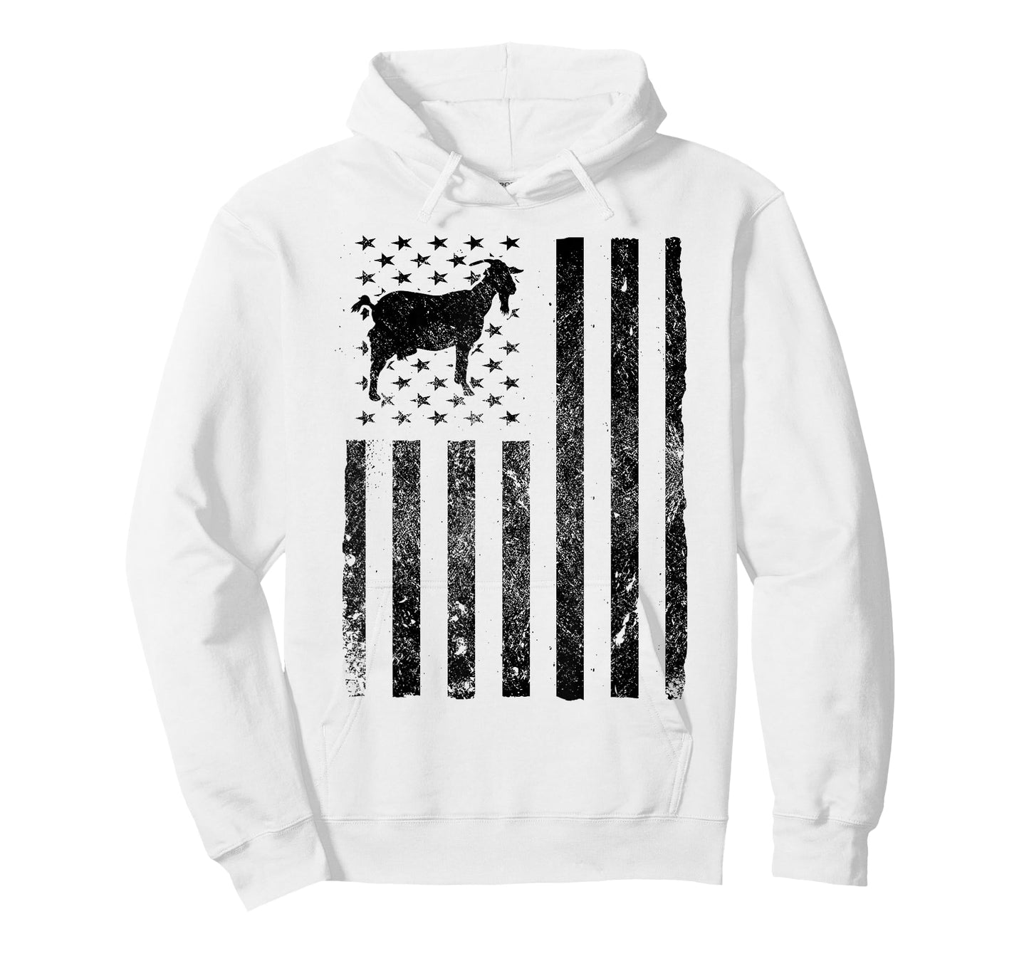 Goat Lover USA American Flag Funny Farmer T-Shirt