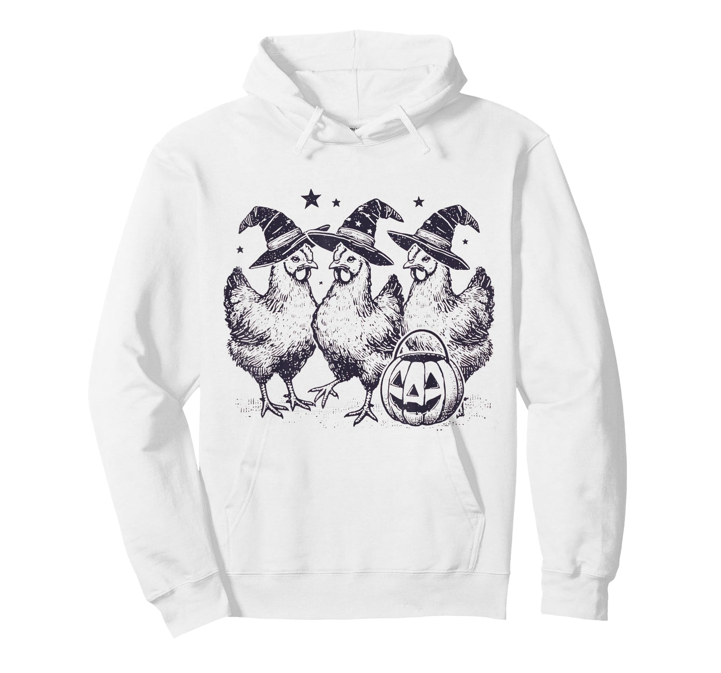 Funny Chicken Halloween Costume Spooky Season Chickens Witch T-Shirt