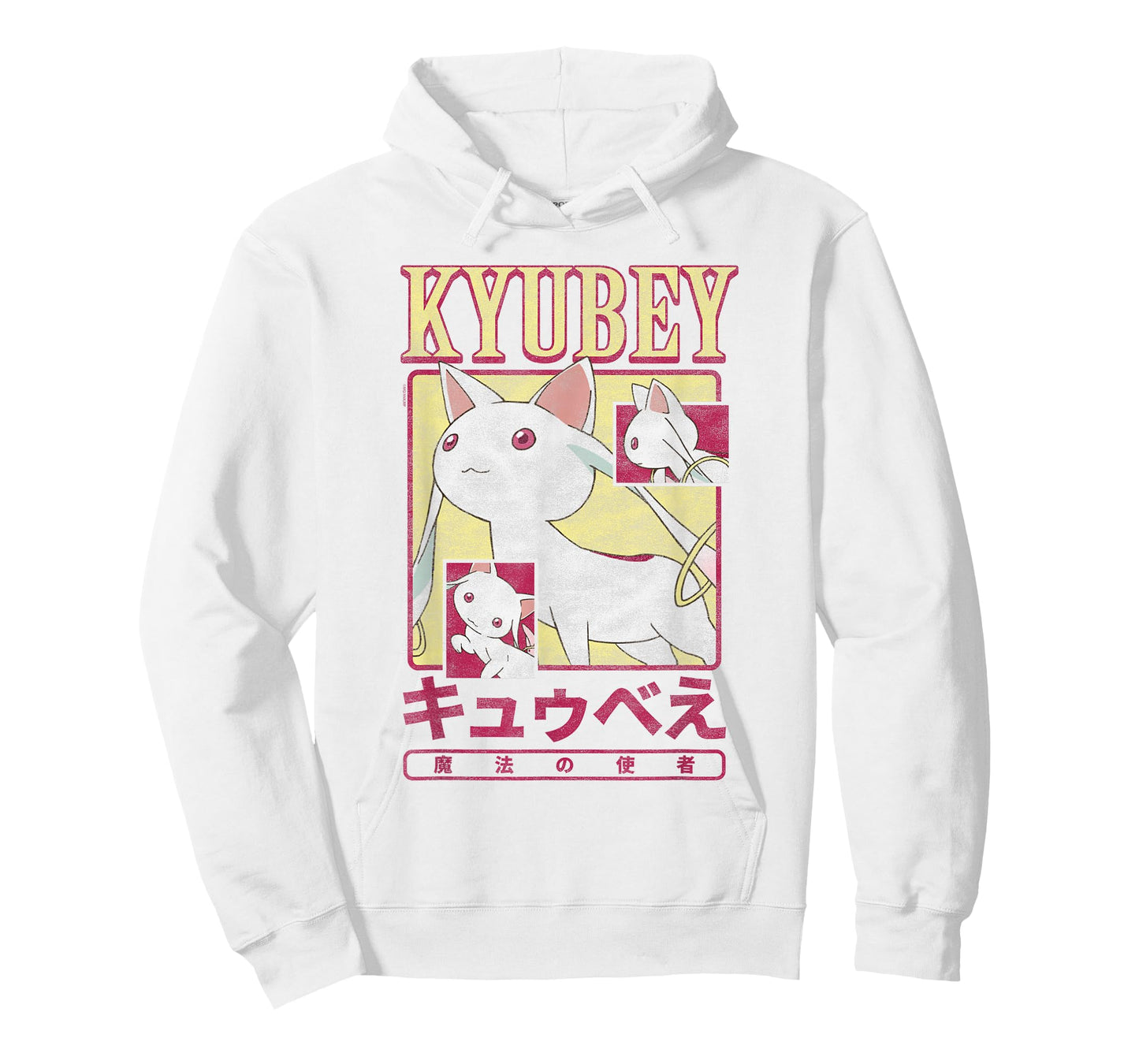 Madoka Magica Kyubey Collage Magic Creature Anime T-Shirt