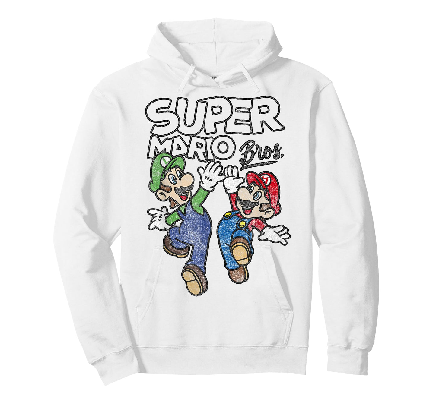 Super Mario Bros. Luigi And Mario High Five Portrait T-Shirt