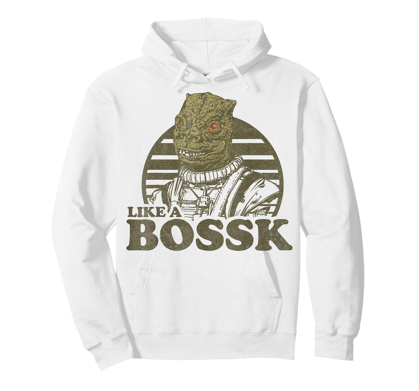 Star Wars Like a Bossk Bounty Hunter Retro Logo T-Shirt
