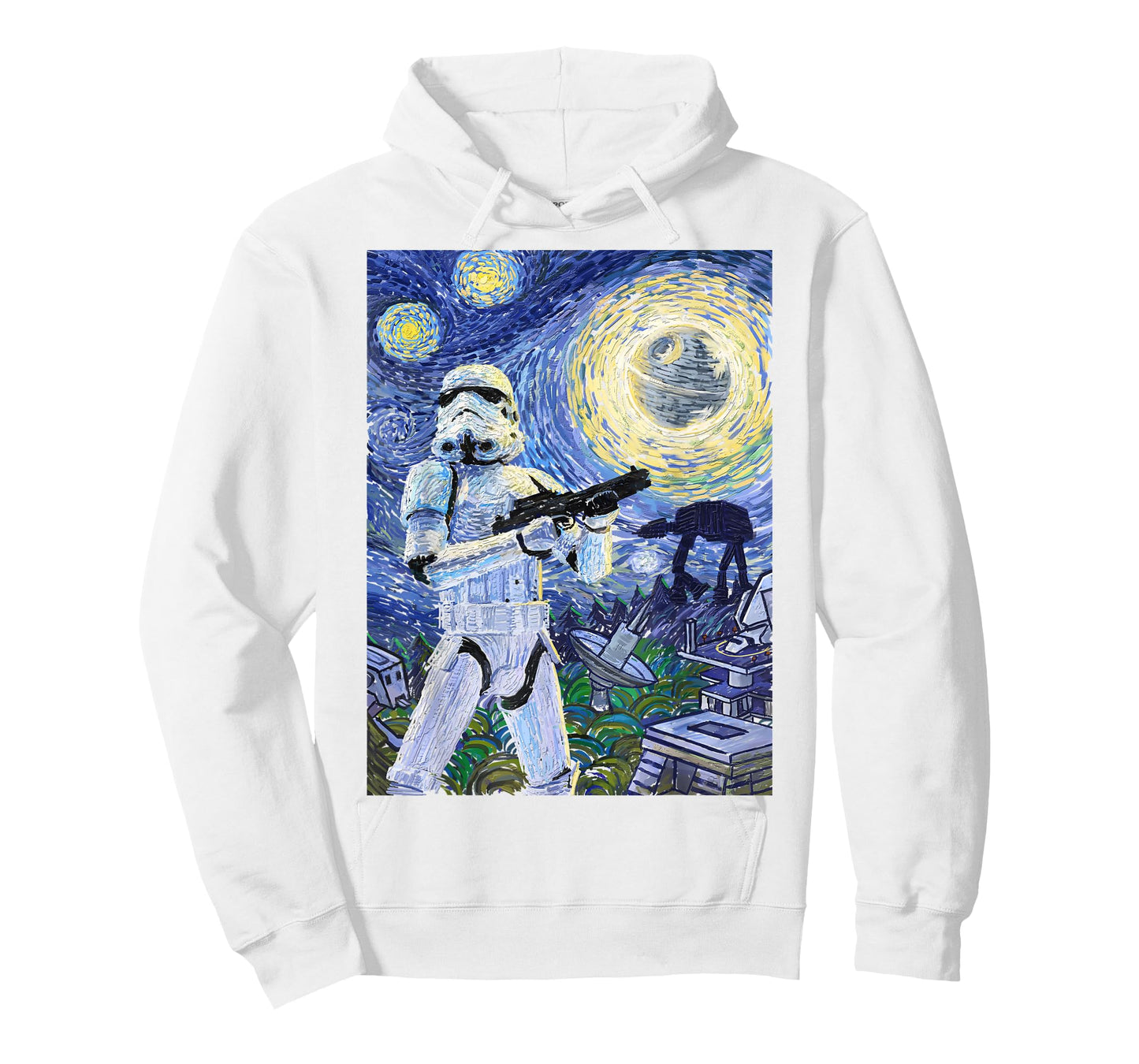 Star Wars Stormtrooper Starry Night Graphic T-Shirt T-Shirt