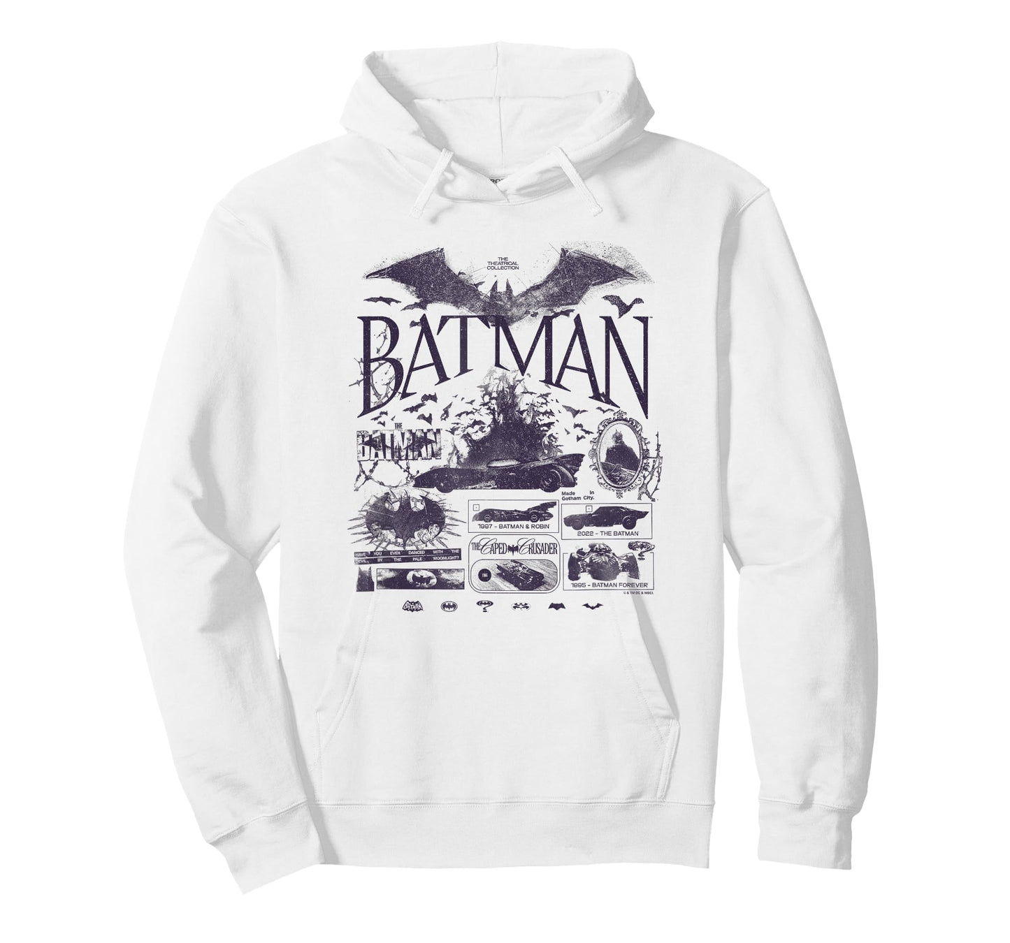 DC Comics Batman Vintage Faded Batman Movie Logo Box Up T-Shirt