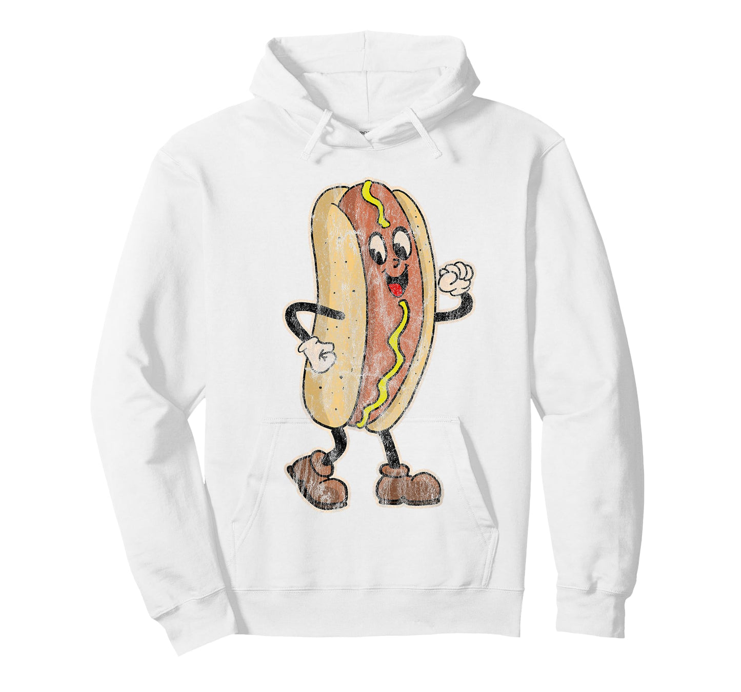 Distressed Walking Drive in Movie Hot Dog T-Shirt