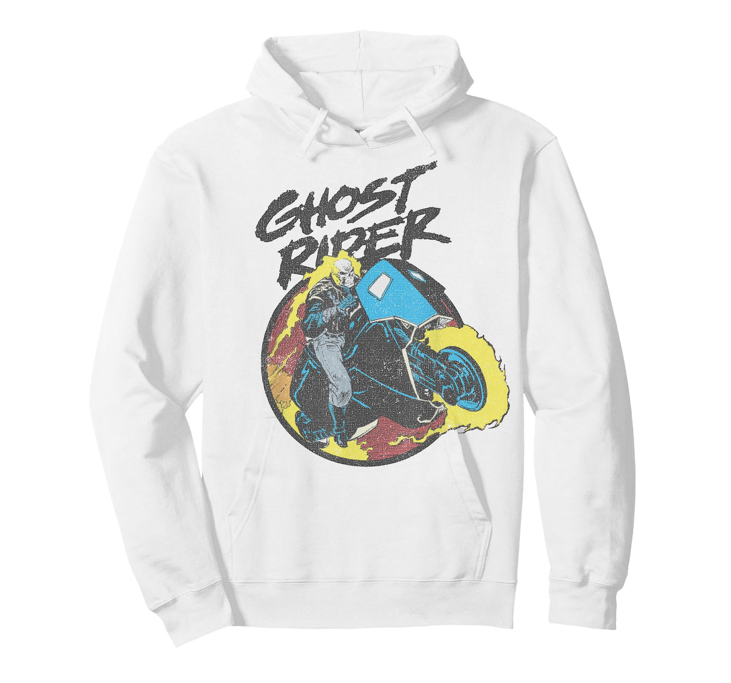 Marvel Ghost Rider Circle Portrait Action Shot T-Shirt