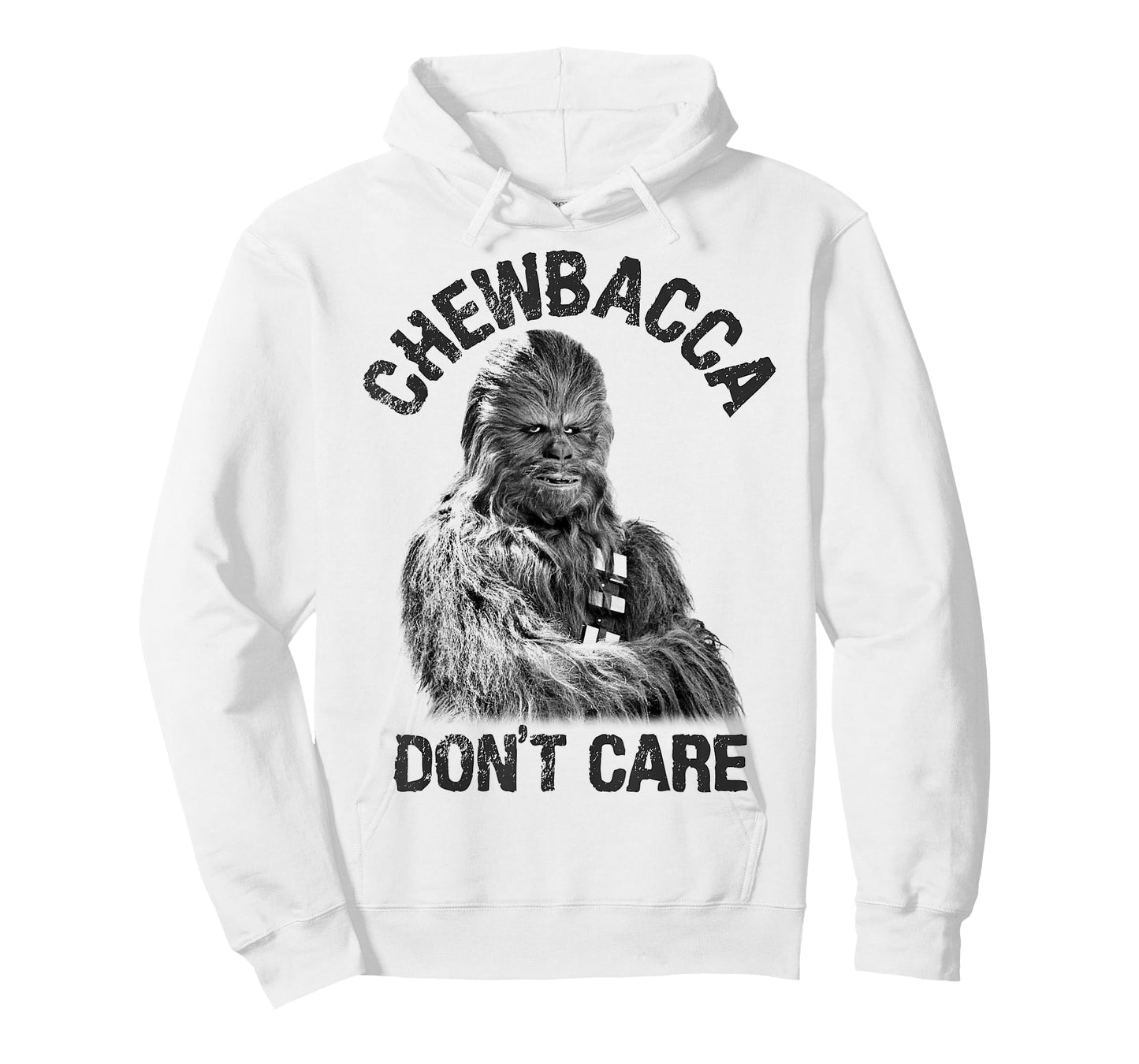 Star Wars Chewbacca Don't Care Funny Logo T-Shirt