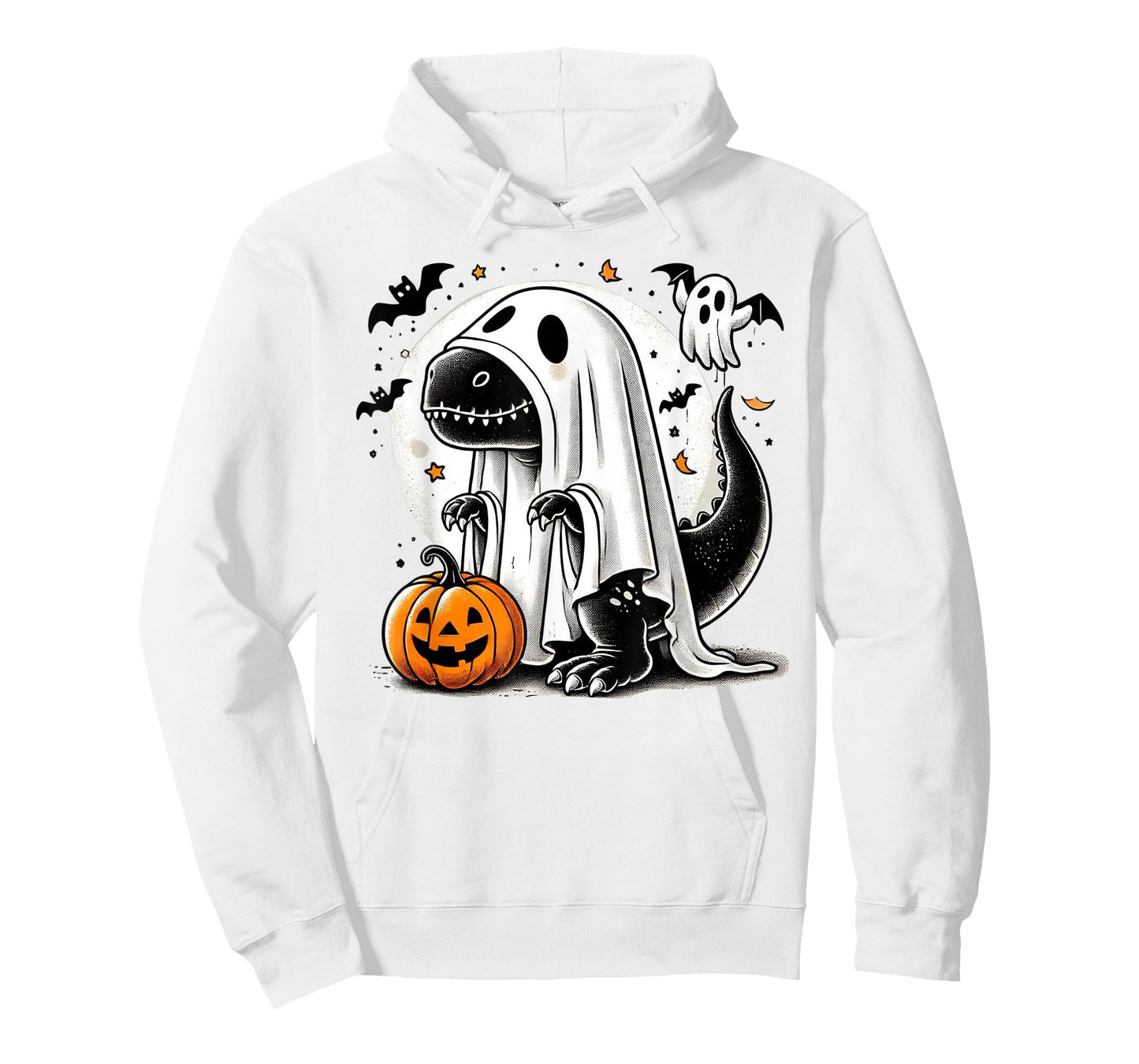 Funny T-Rex Ghost Dinosaur Halloween Costume Tyrannosaurus T-Shirt