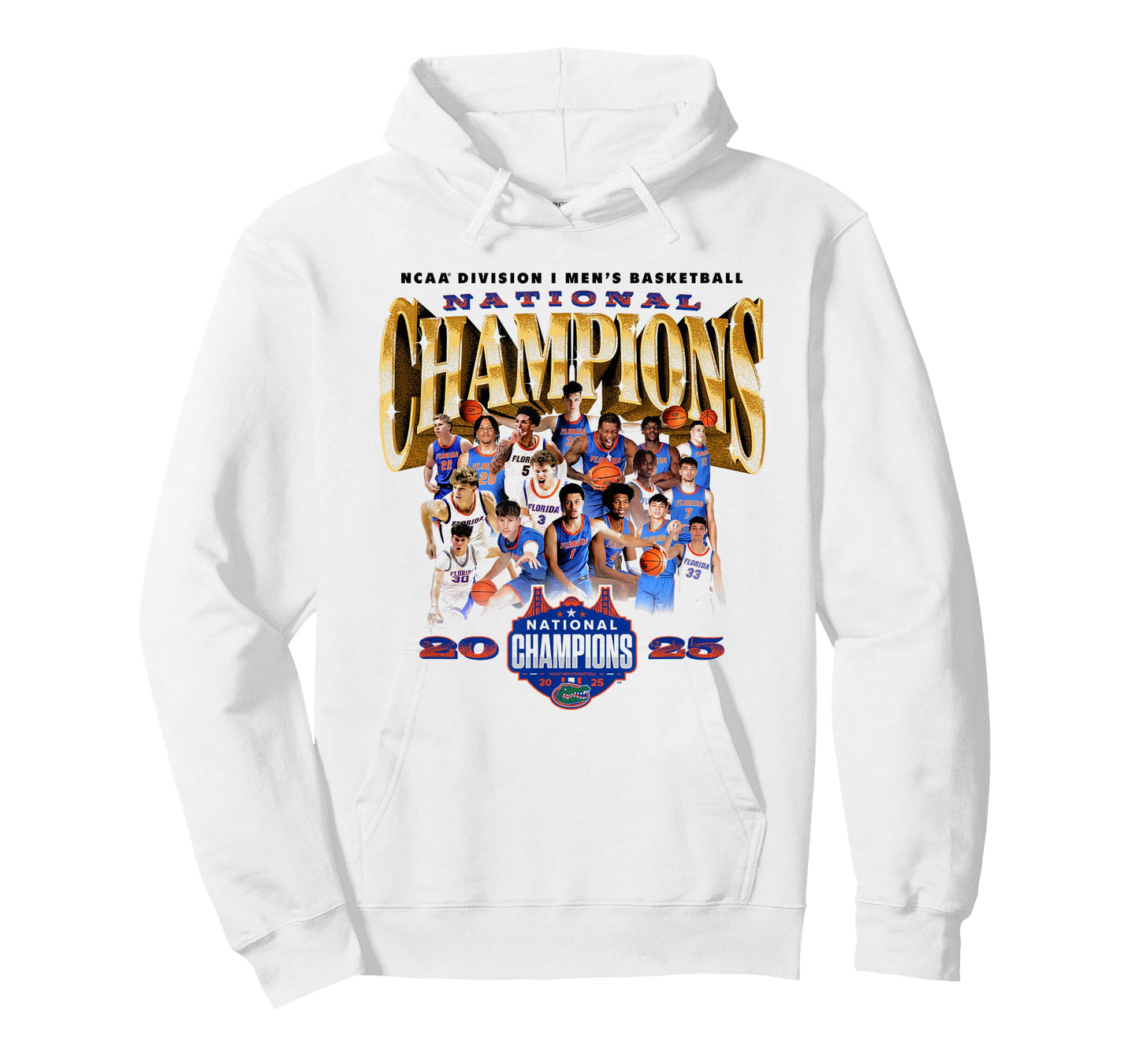 Florida 2025 Men's Basketball National Champions NIL T-Shirt