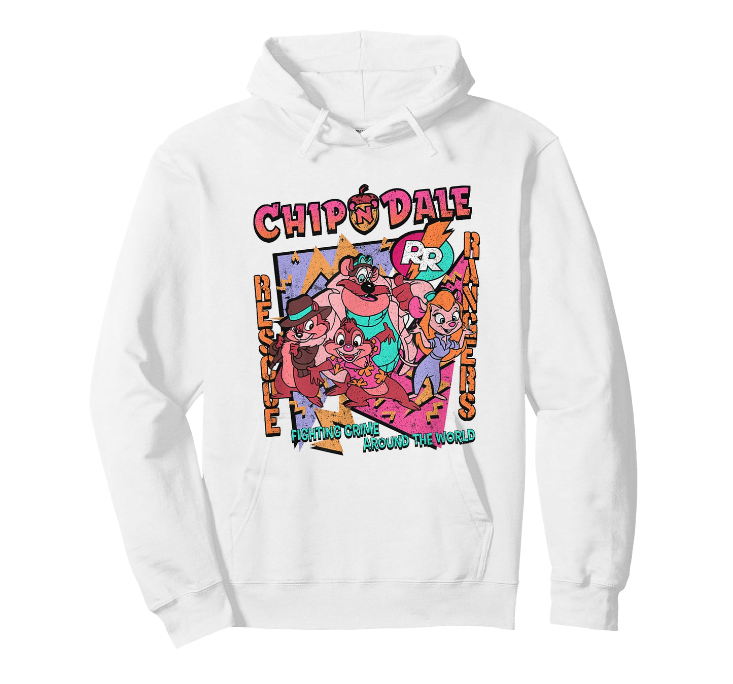 Disney Chip 'n' Dale Rescue Rangers Group Shot Retro Logo T-Shirt