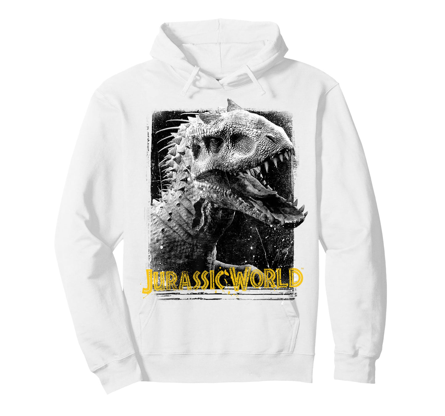 Jurassic World Indominus Rex T-Shirt, Men's Grey Classic Fit Short Sleeve T-Shirt, Size Small