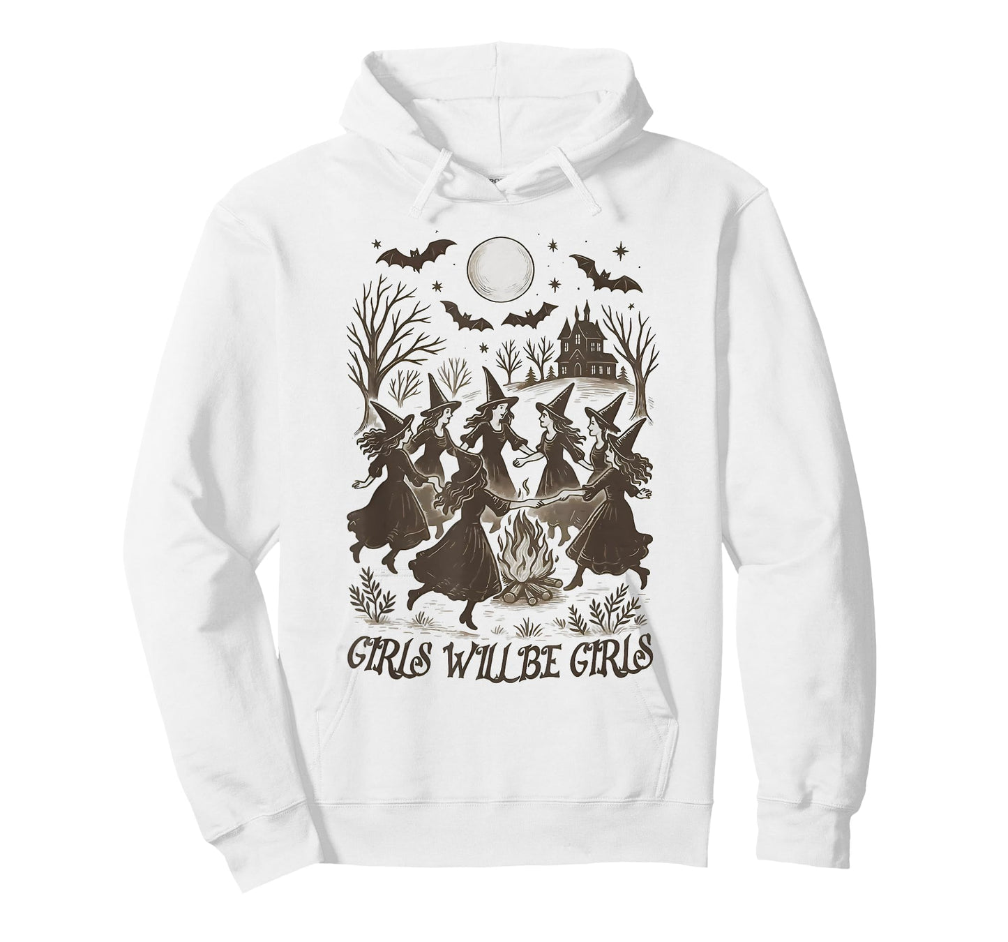 Witch Witches Halloween Girl Will Be Girls Spooky Season T-Shirt