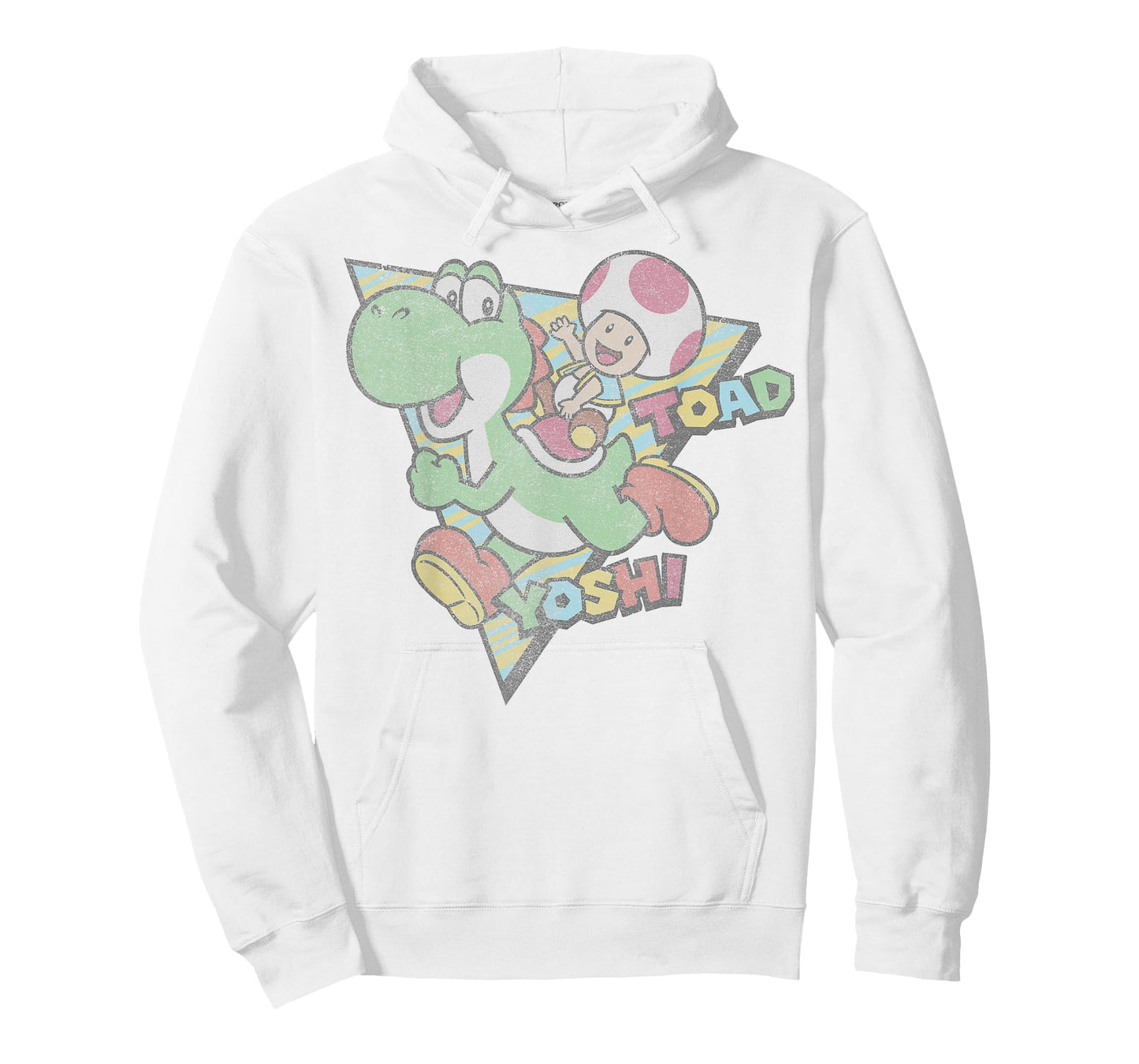 Super Mario Toad & Yoshi Vintage Nintendo Game Portrait T-Shirt