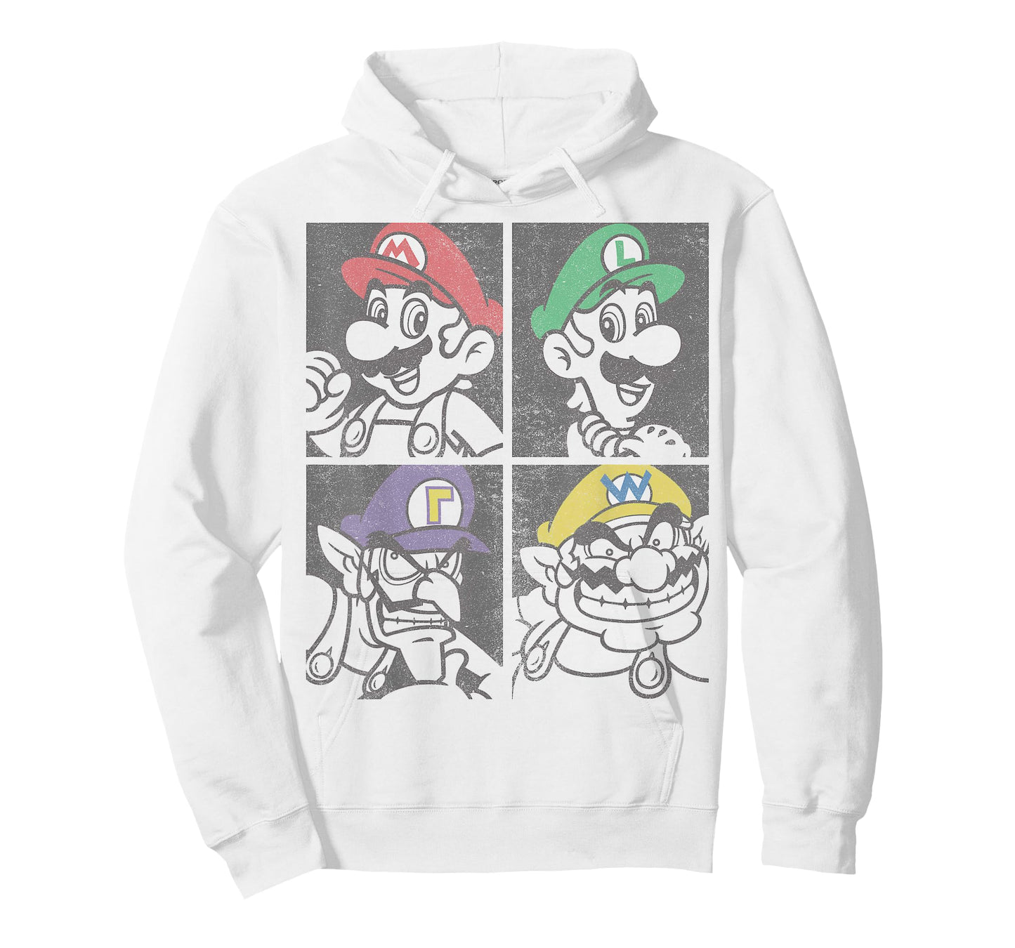 Super Mario Mario Luigi Wario Waluigi Box Up T-Shirt