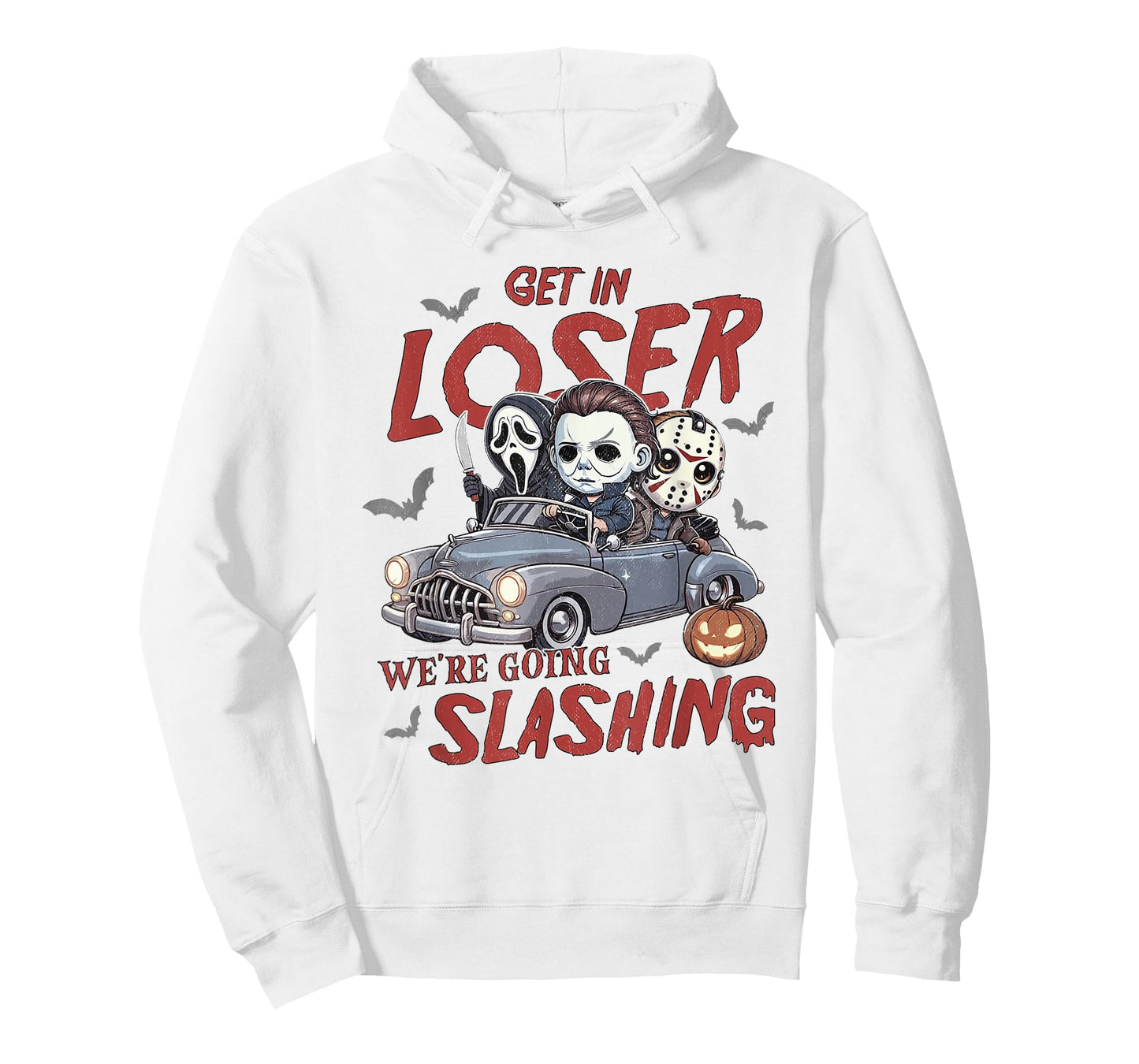 Horror Halloween Character Get In Loser We're Going Slashing T-Shirt