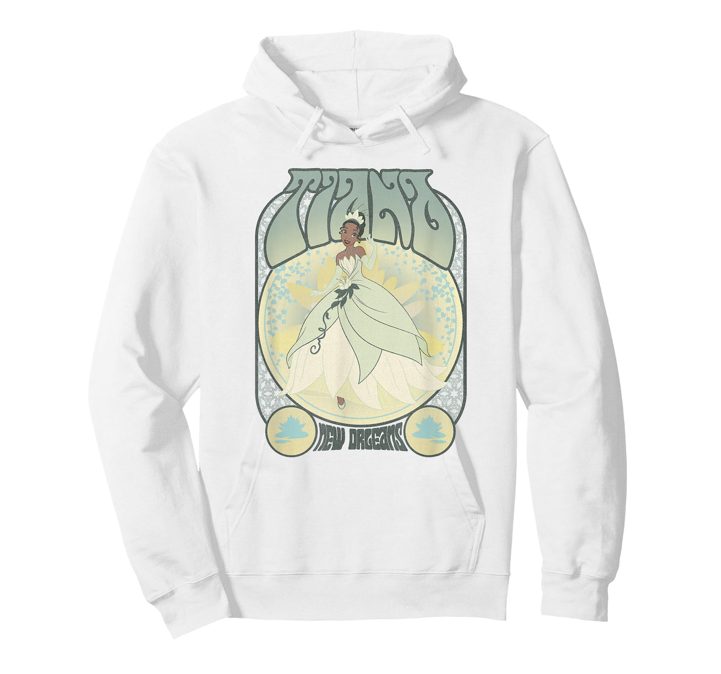Disney The Princess & The Frog Tiana Seventies Retro Poster T-Shirt Small