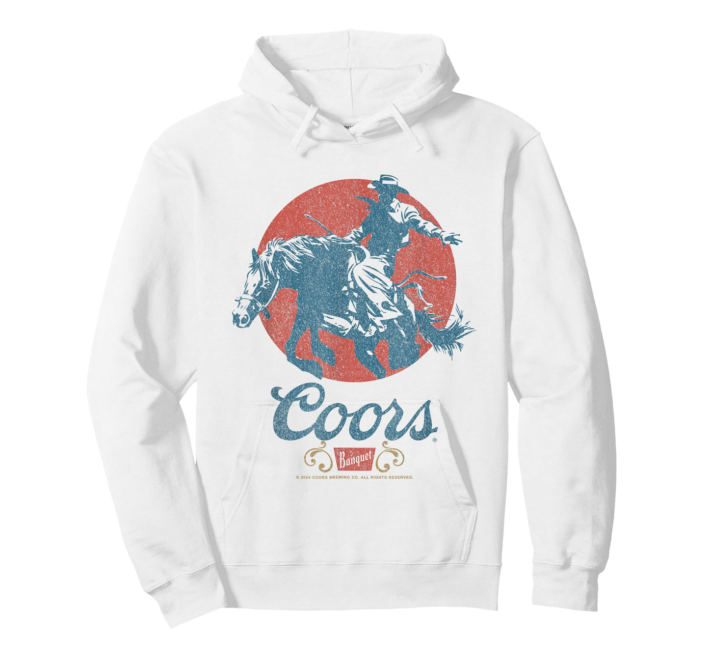 Coors Longhorn Banquet Vintage Rodeo Label T-Shirt