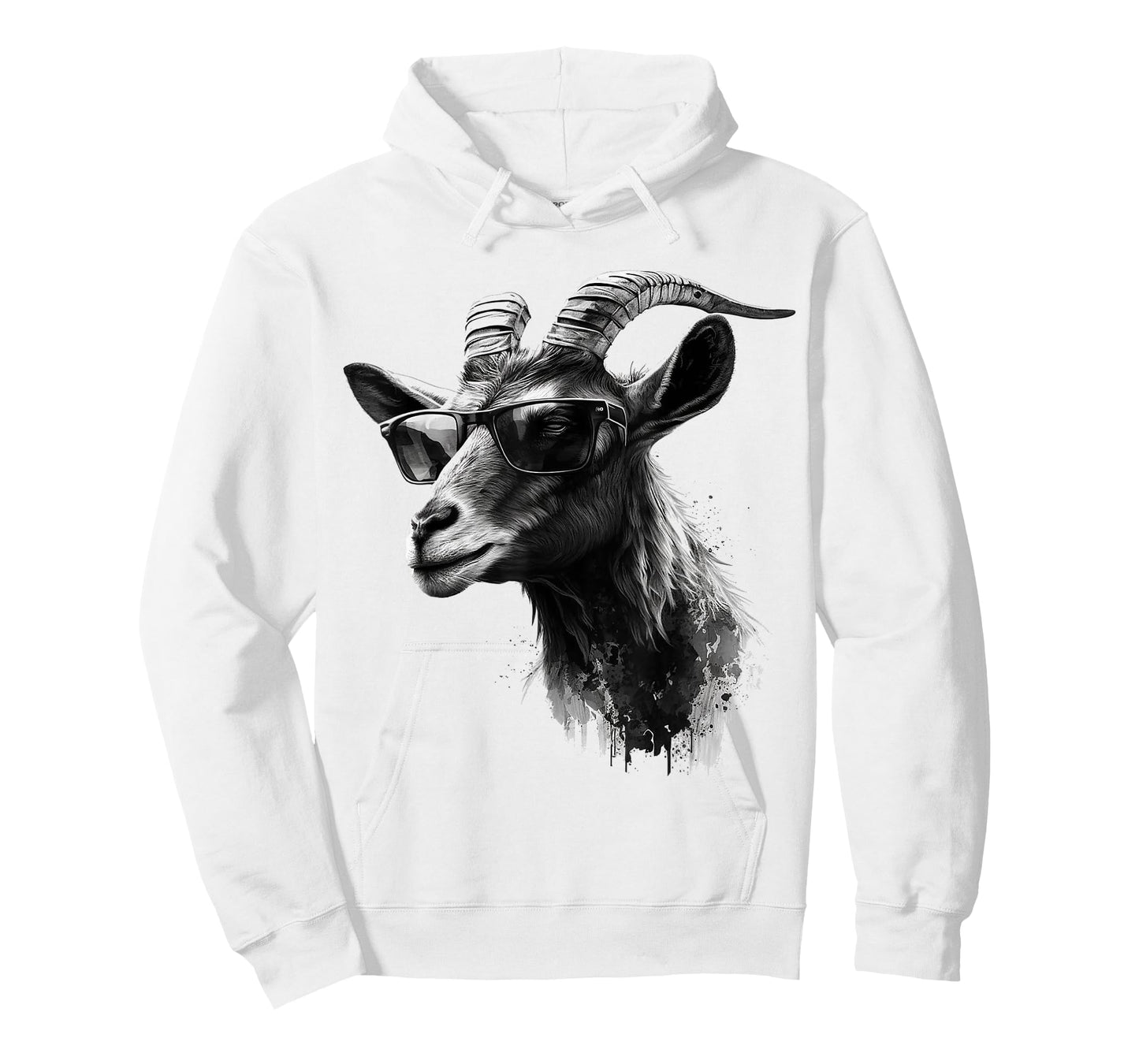 Goat Sunglasses Art Animal Motif Goat T-Shirt